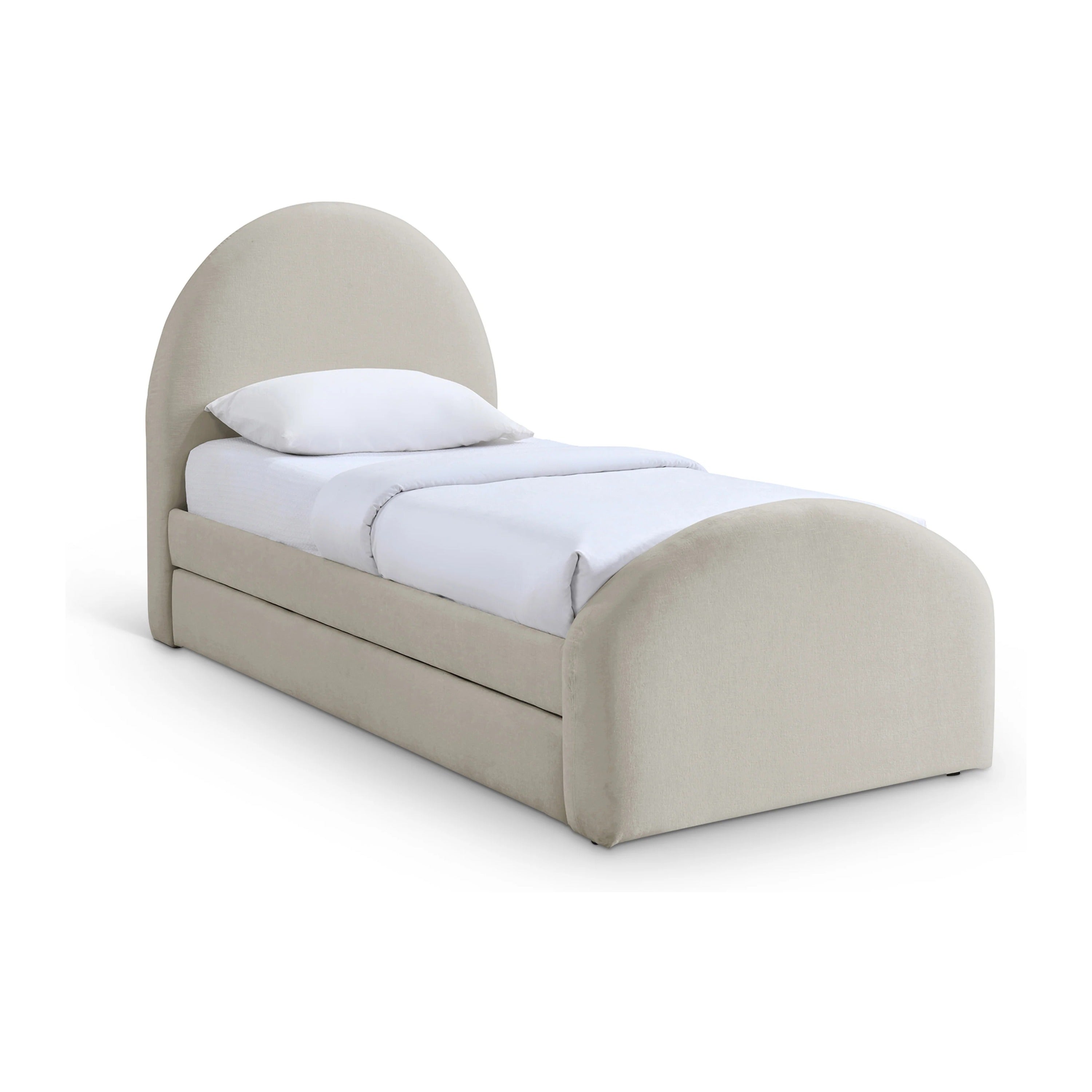 Handaz Upholstered Trundle Bed