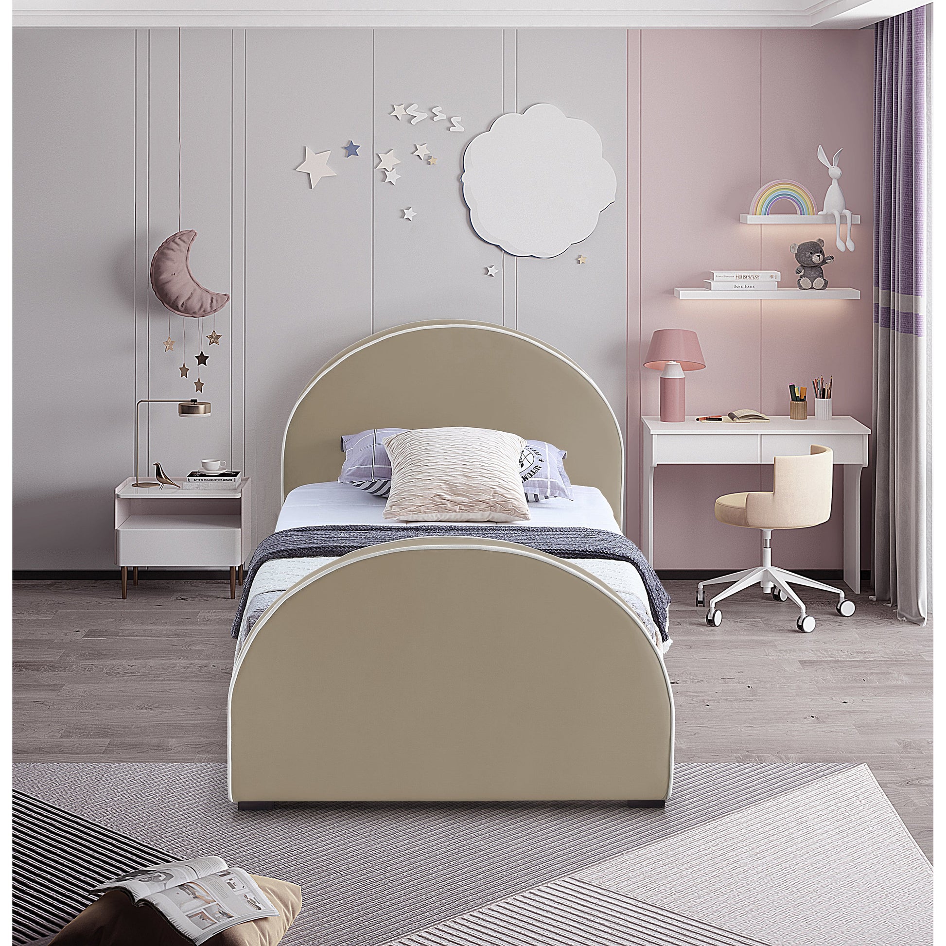 Brodie Bed - Beige 3