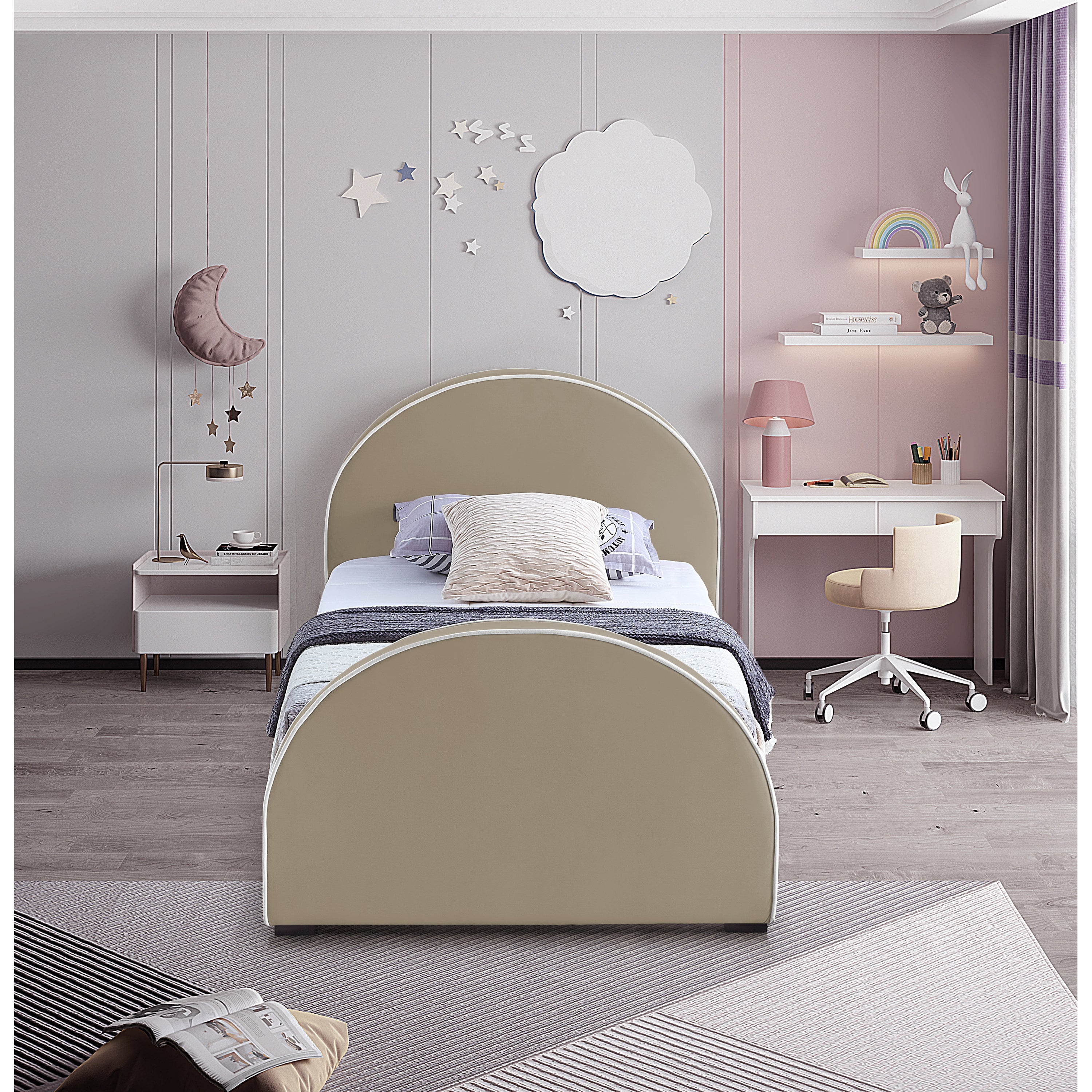 Brodie Bed - Beige 3