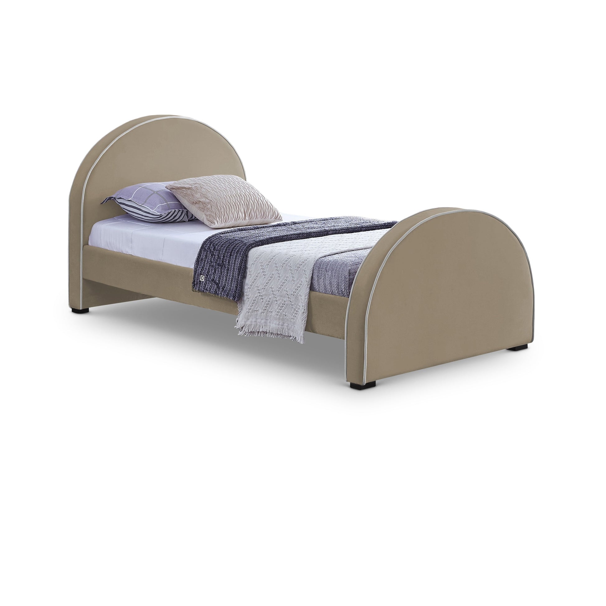 Brodie Bed - Beige