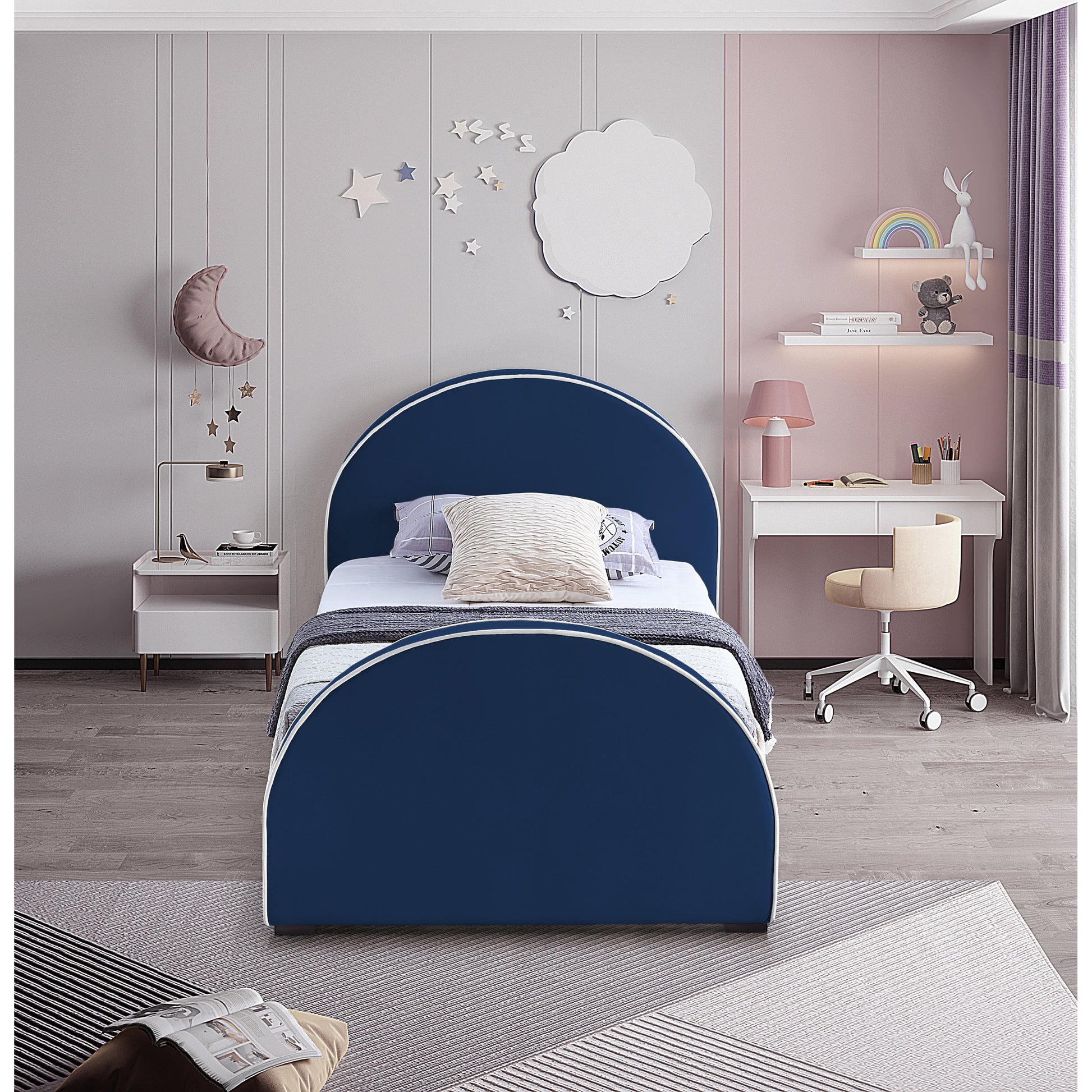 Brodie Bed - Navy 3