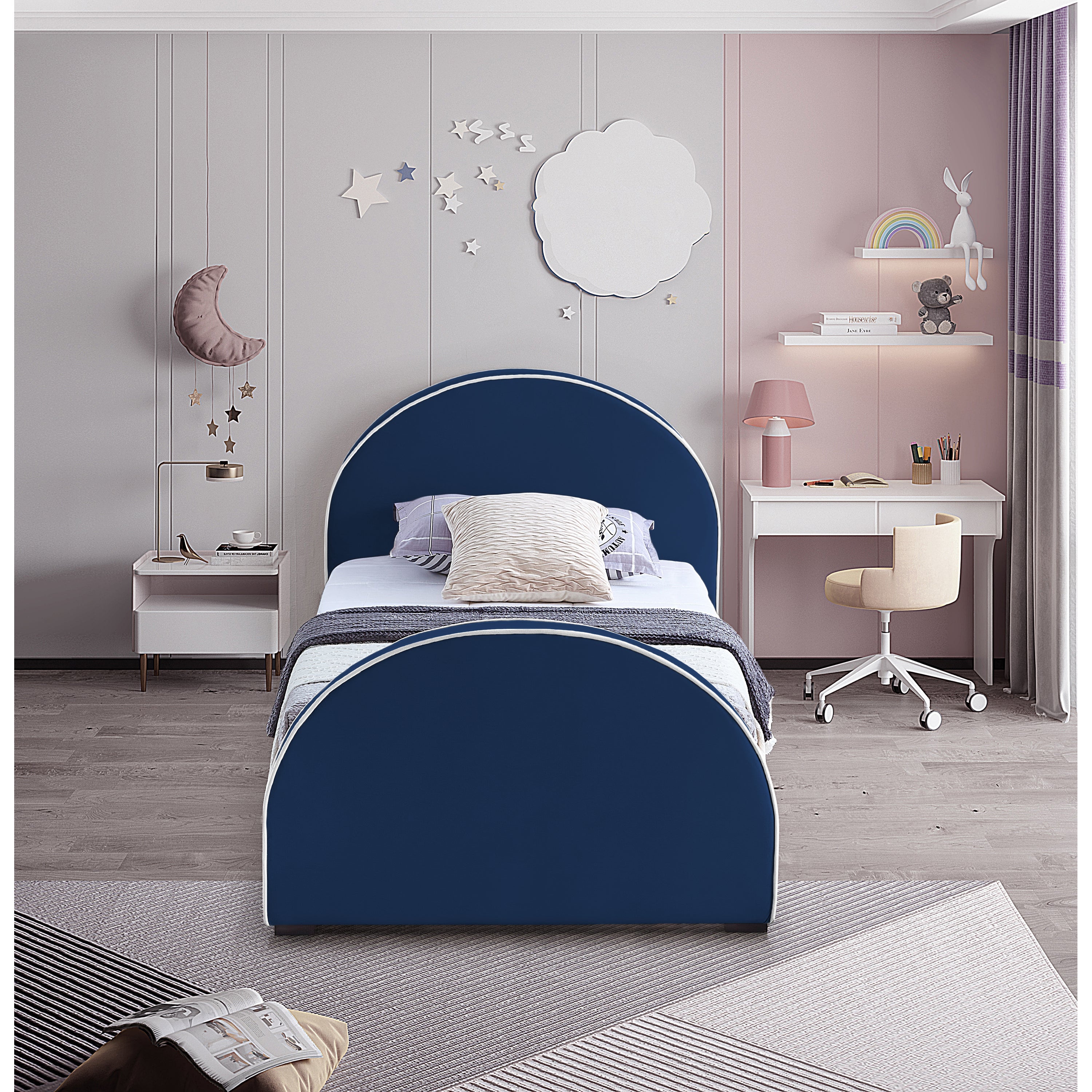 Brodie Bed - Navy 3