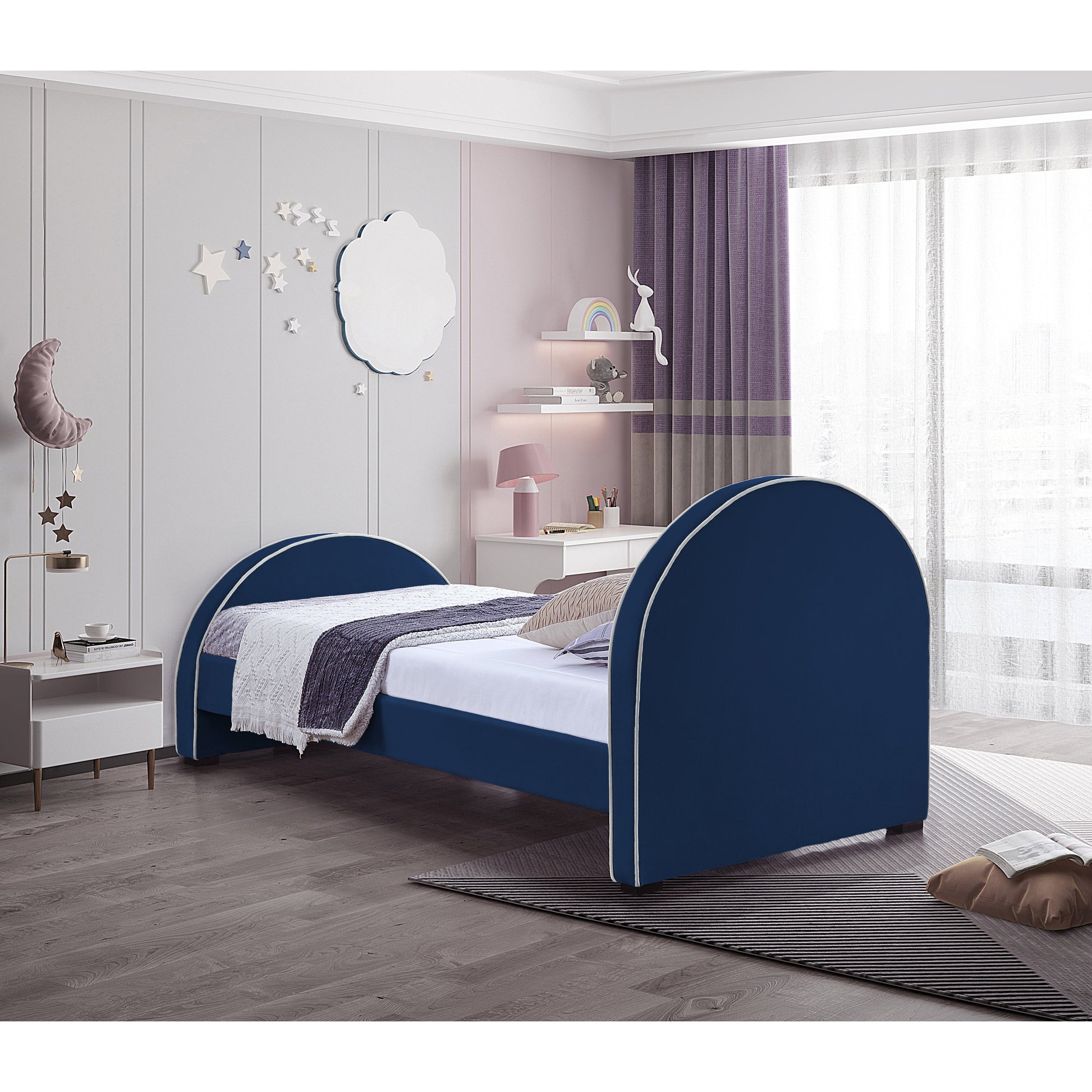 Brodie Bed - Navy 5