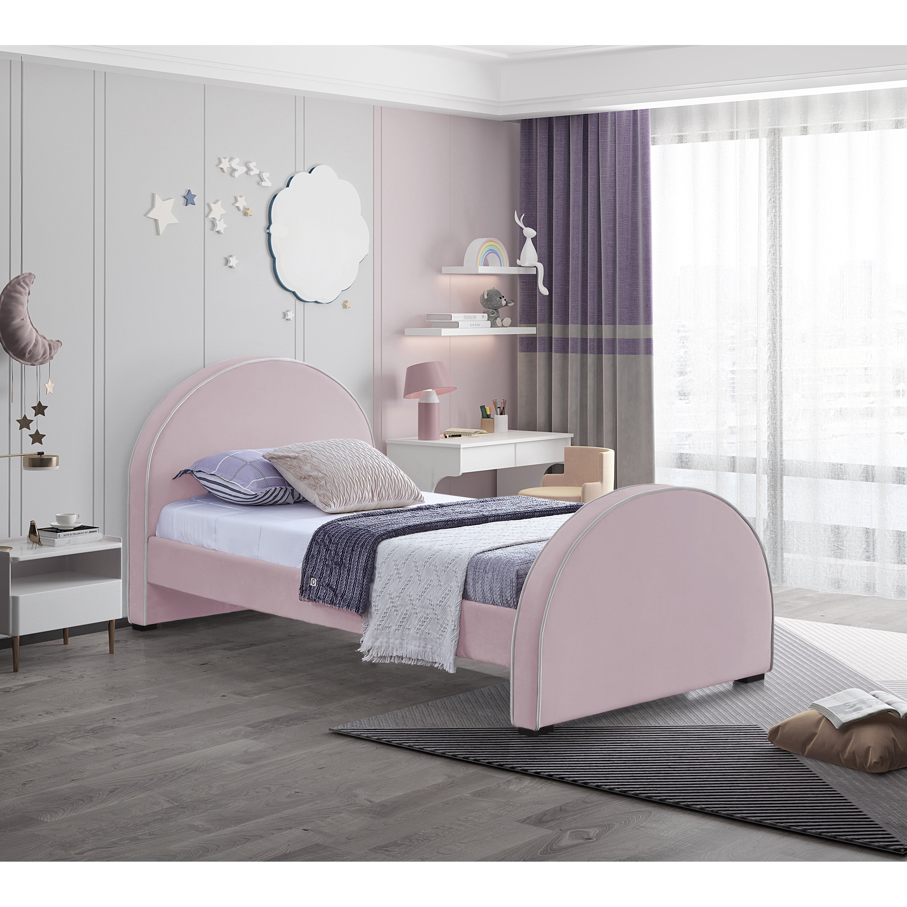 Brodie Bed - Pink 1