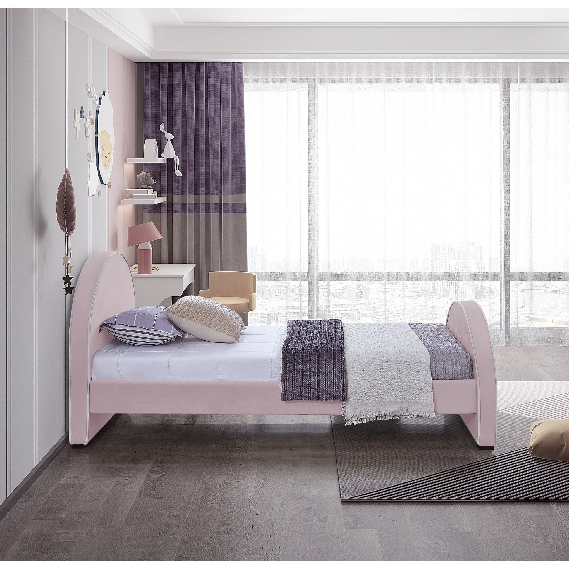 Brodie Bed - Pink 4