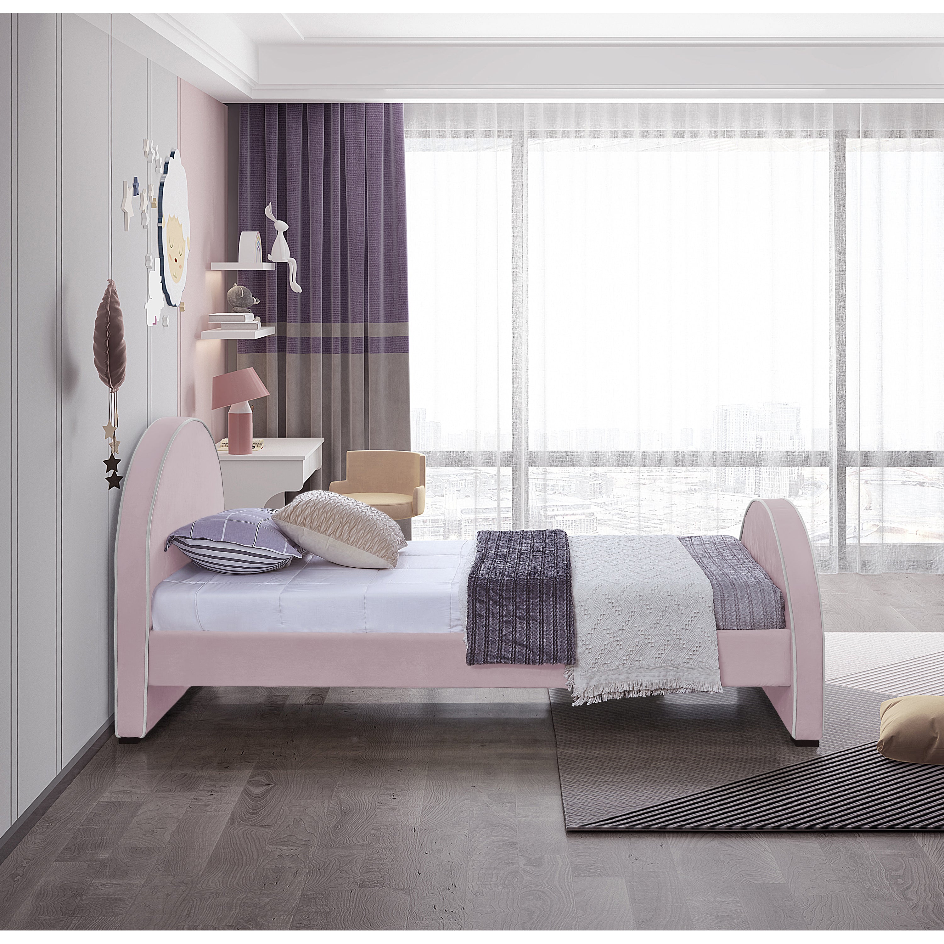 Brodie Bed - Pink 4