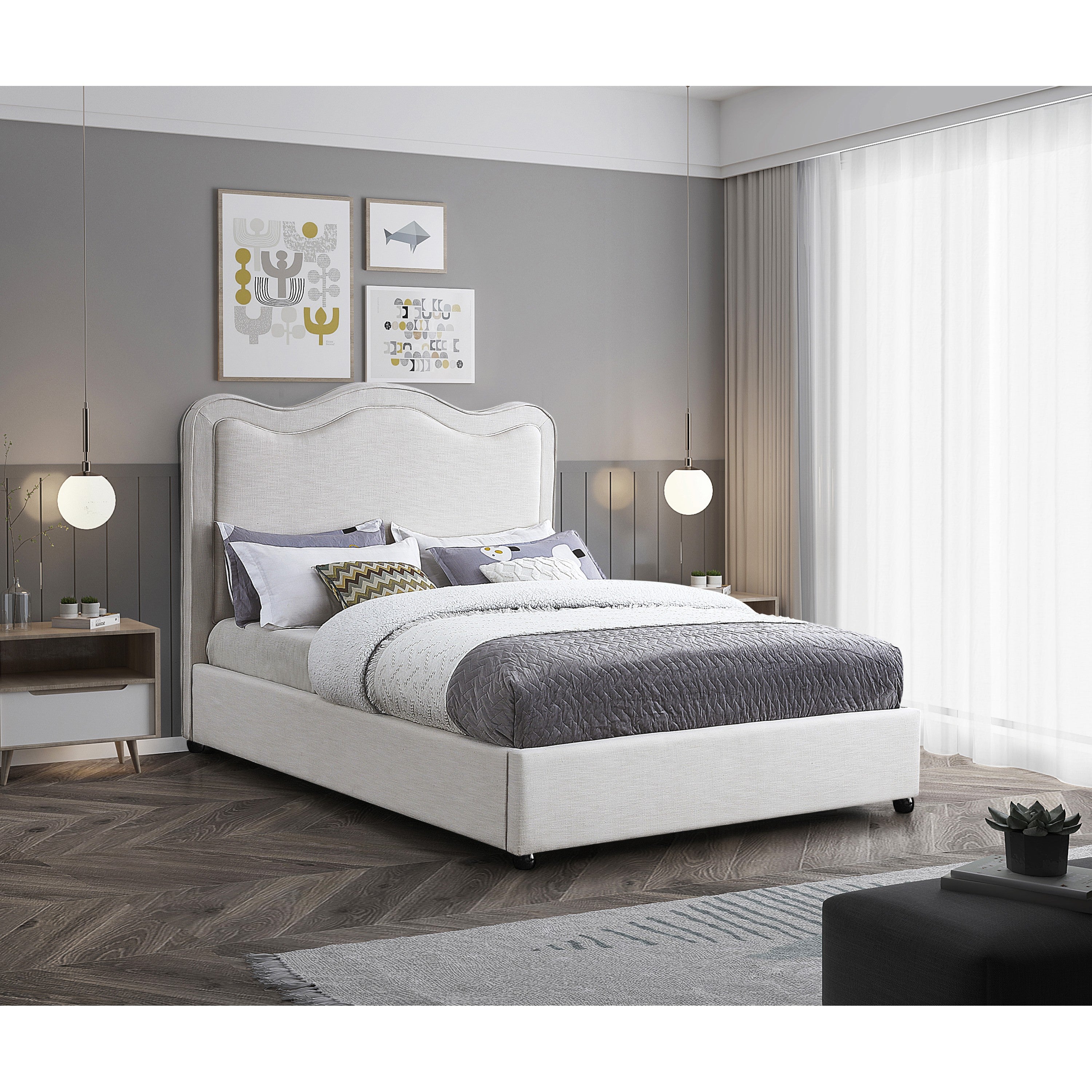Phelix Bed - Cream 1