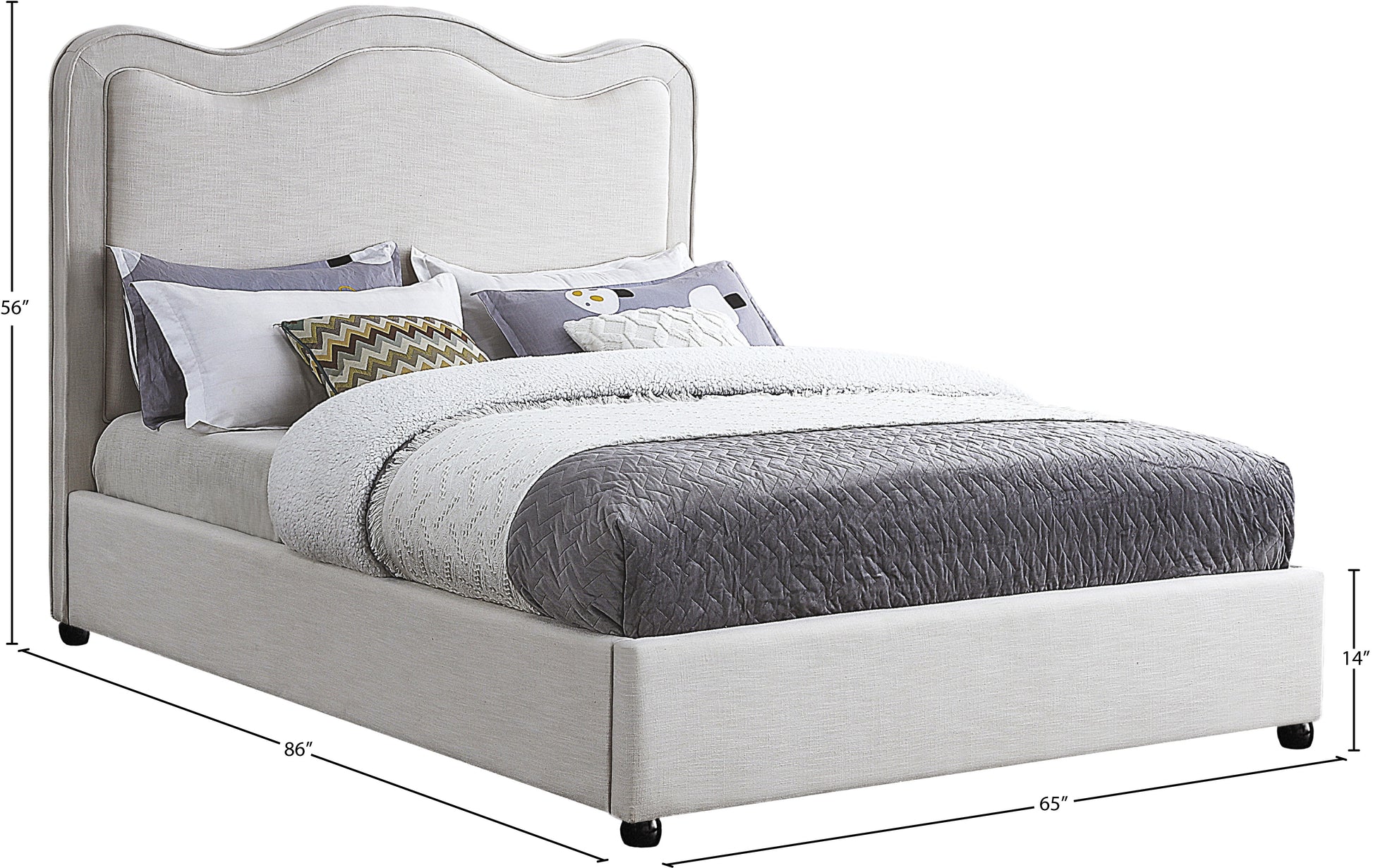 Phelix Bed - Cream 7