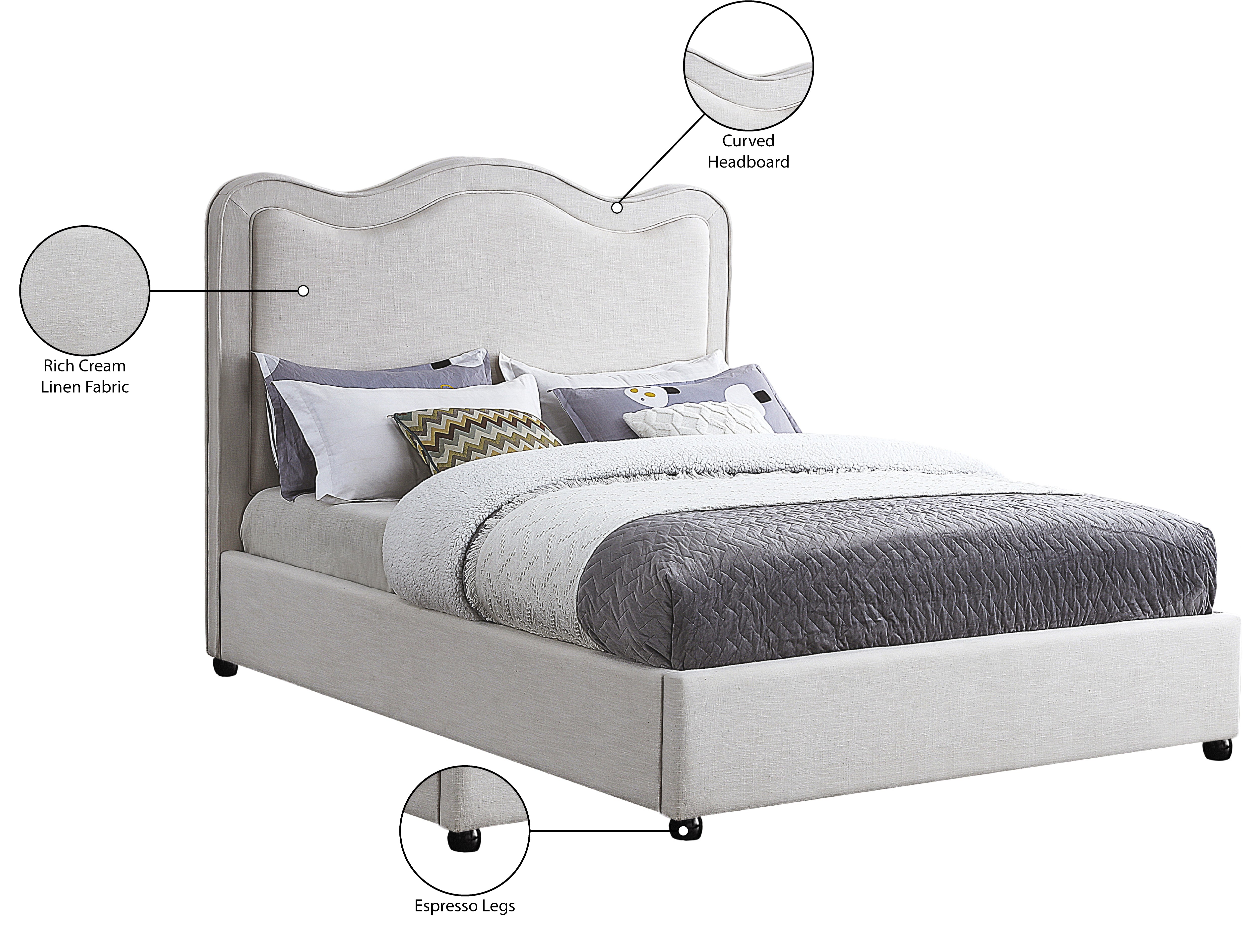 Phelix Bed - Cream 8