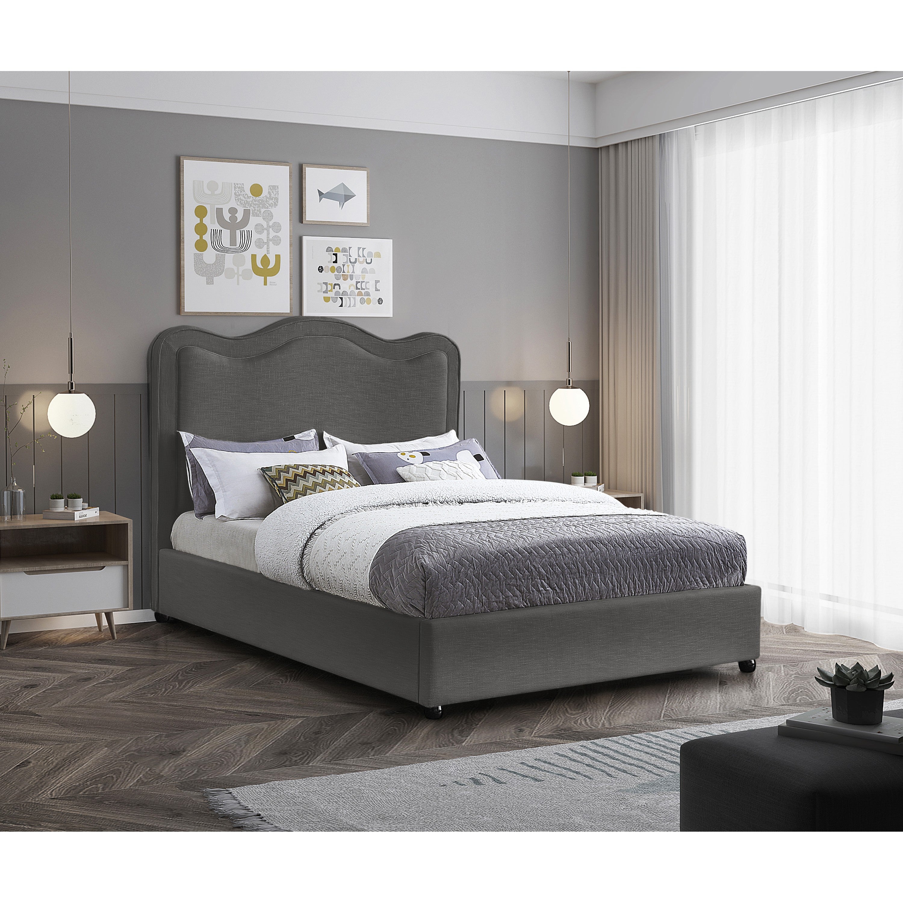 Phelix Bed - Grey 1