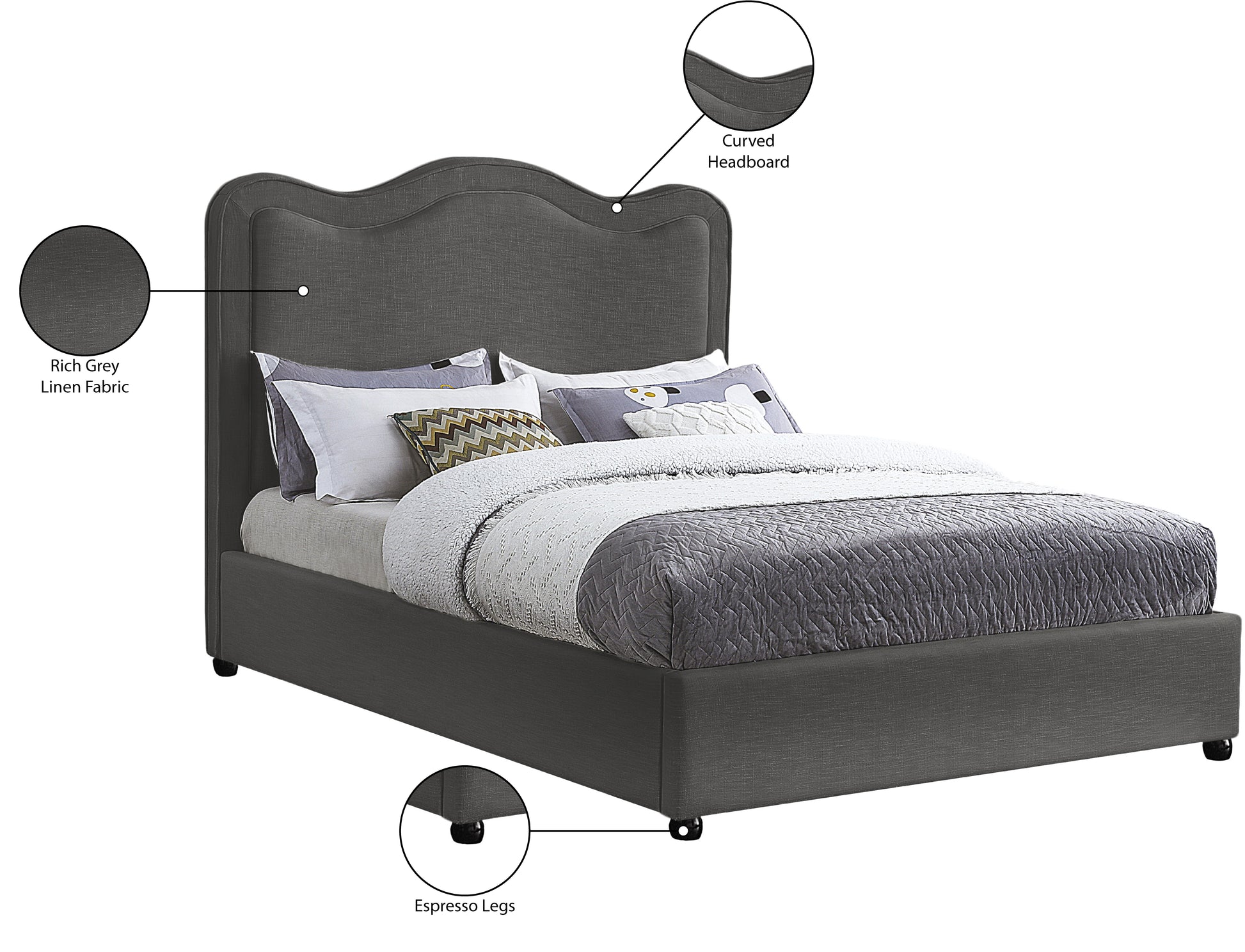 Phelix Bed - Grey 8