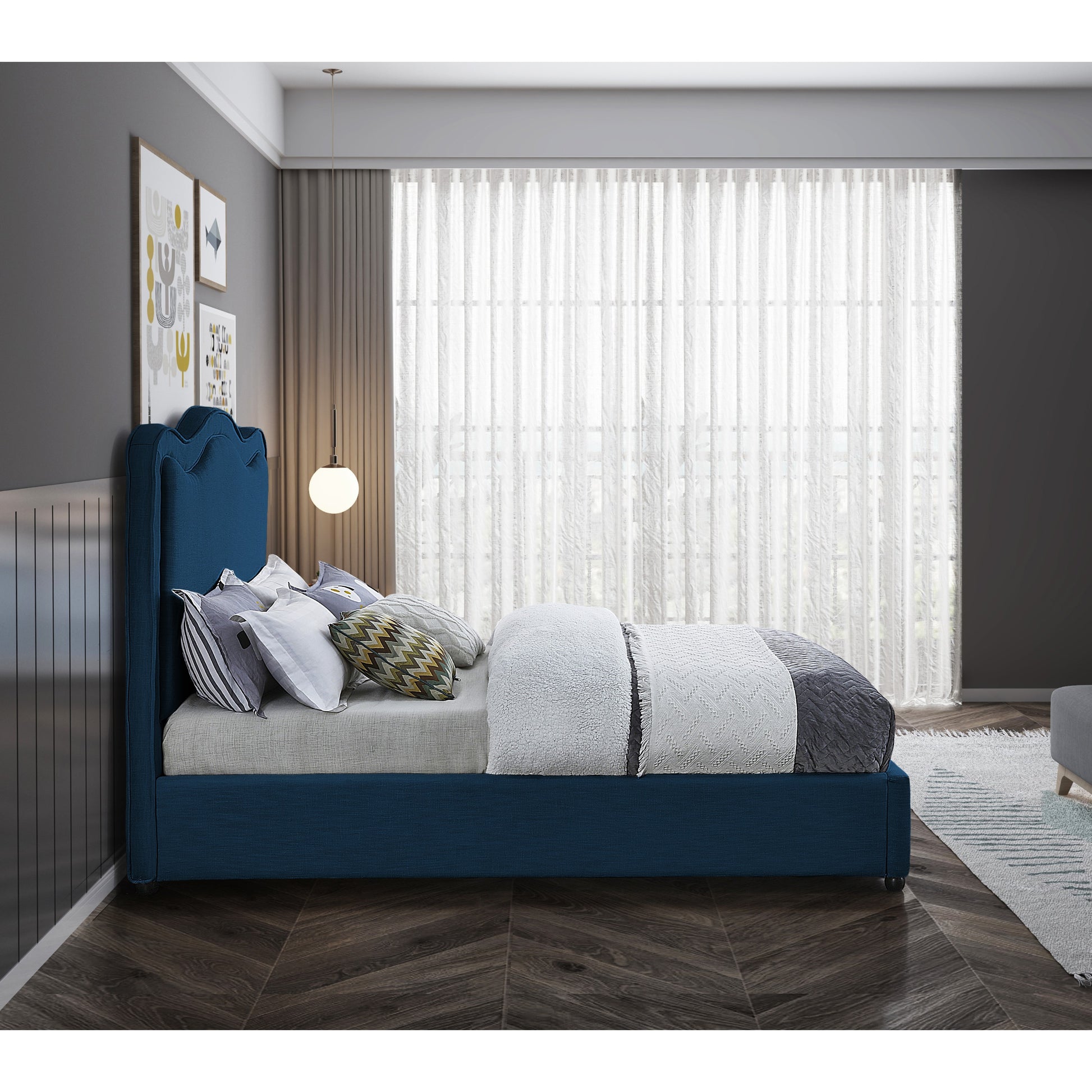 Phelix Bed - Navy 4