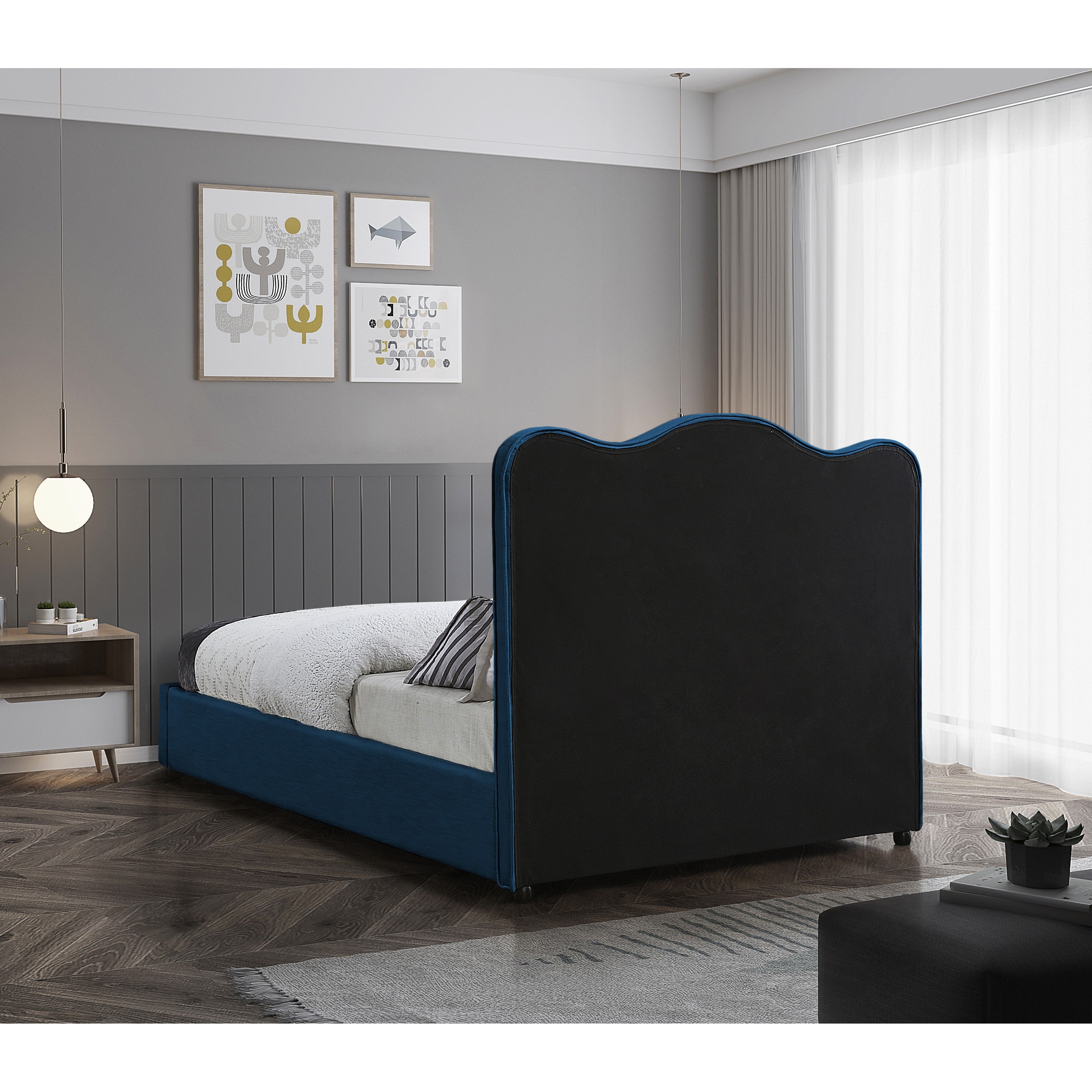 Phelix Bed - Navy 5