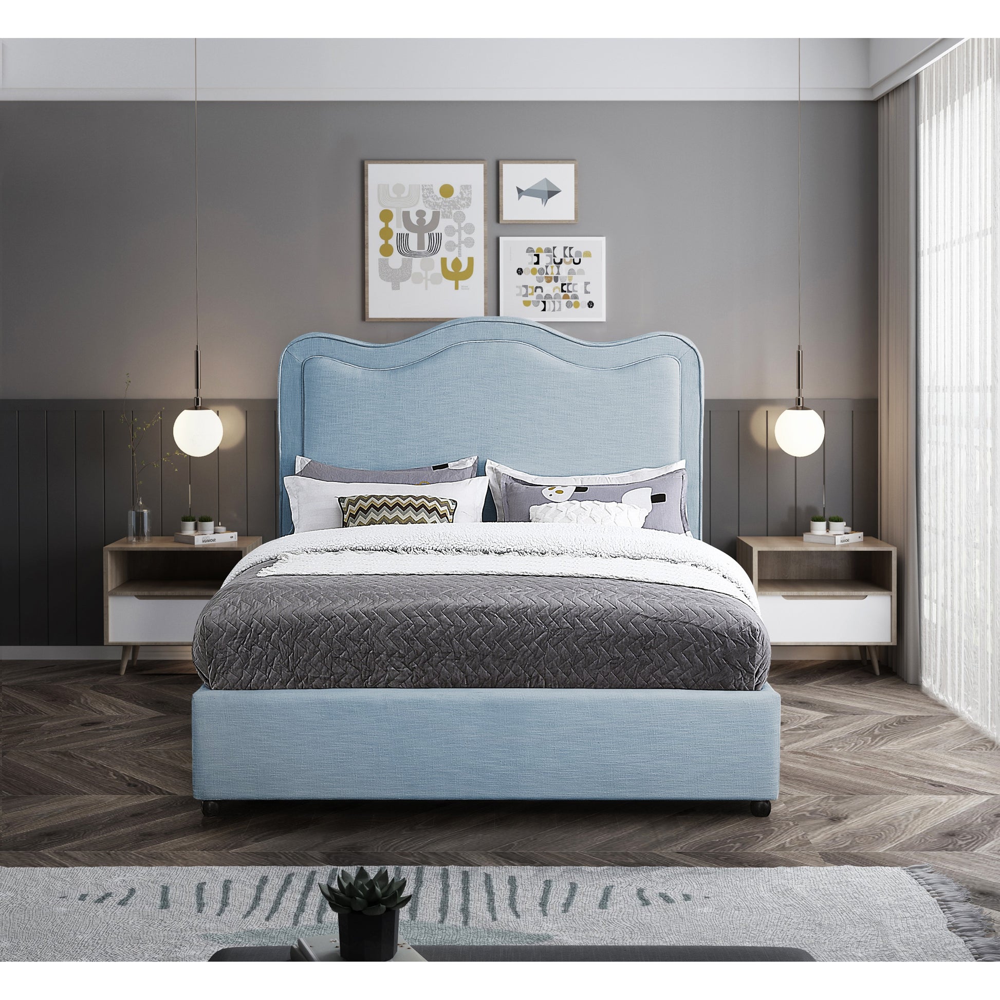 Phelix Bed - Light Blue 3