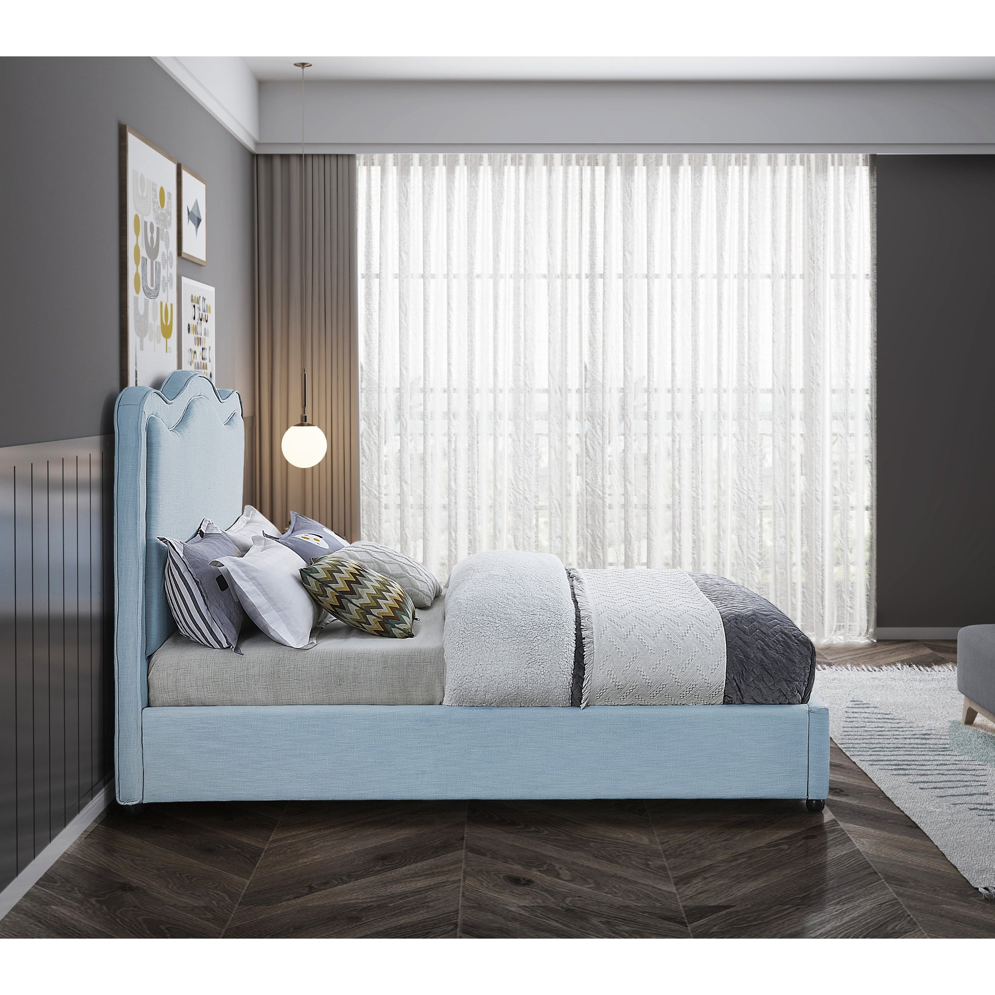 Phelix Bed - Light Blue 4