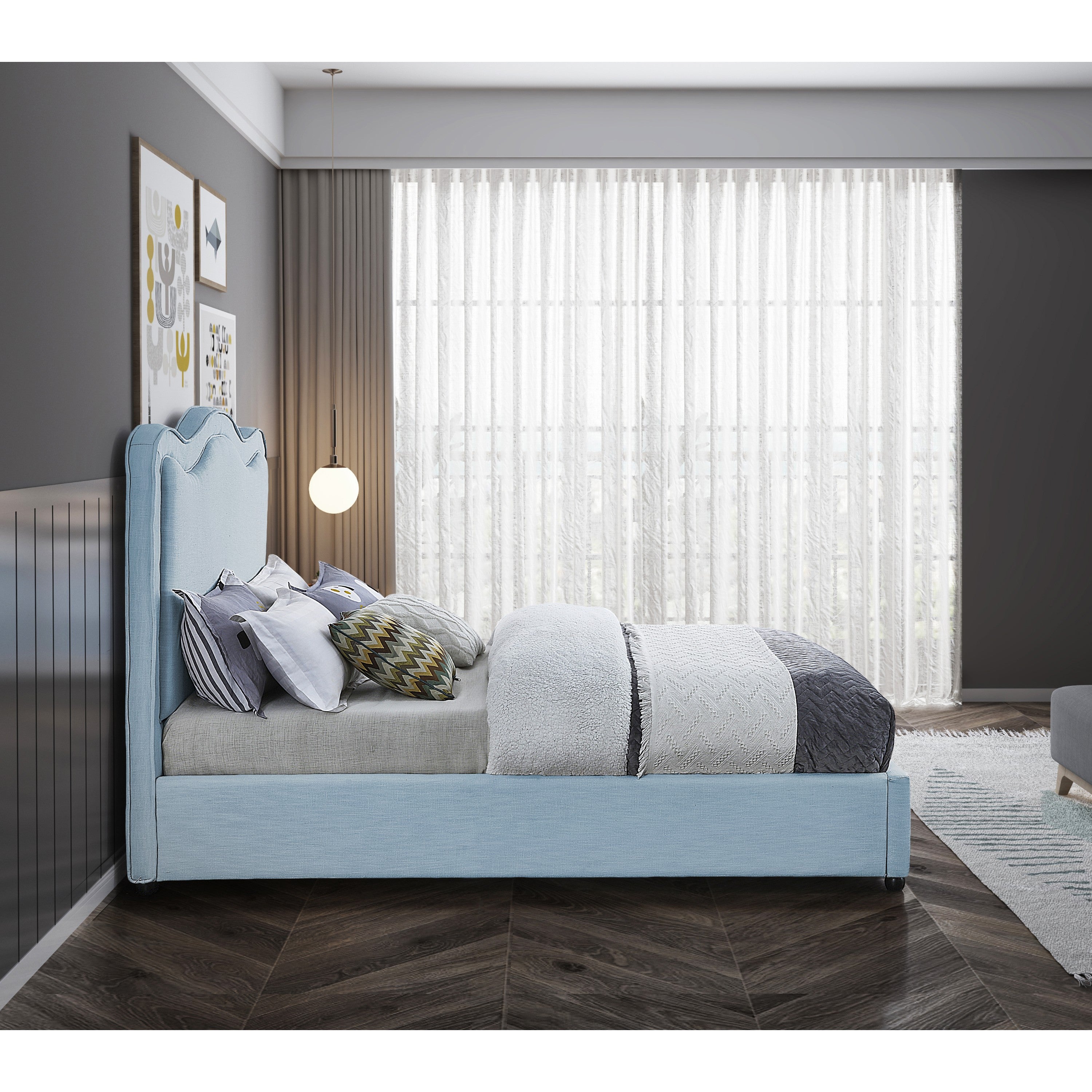 Phelix Bed - Light Blue 4