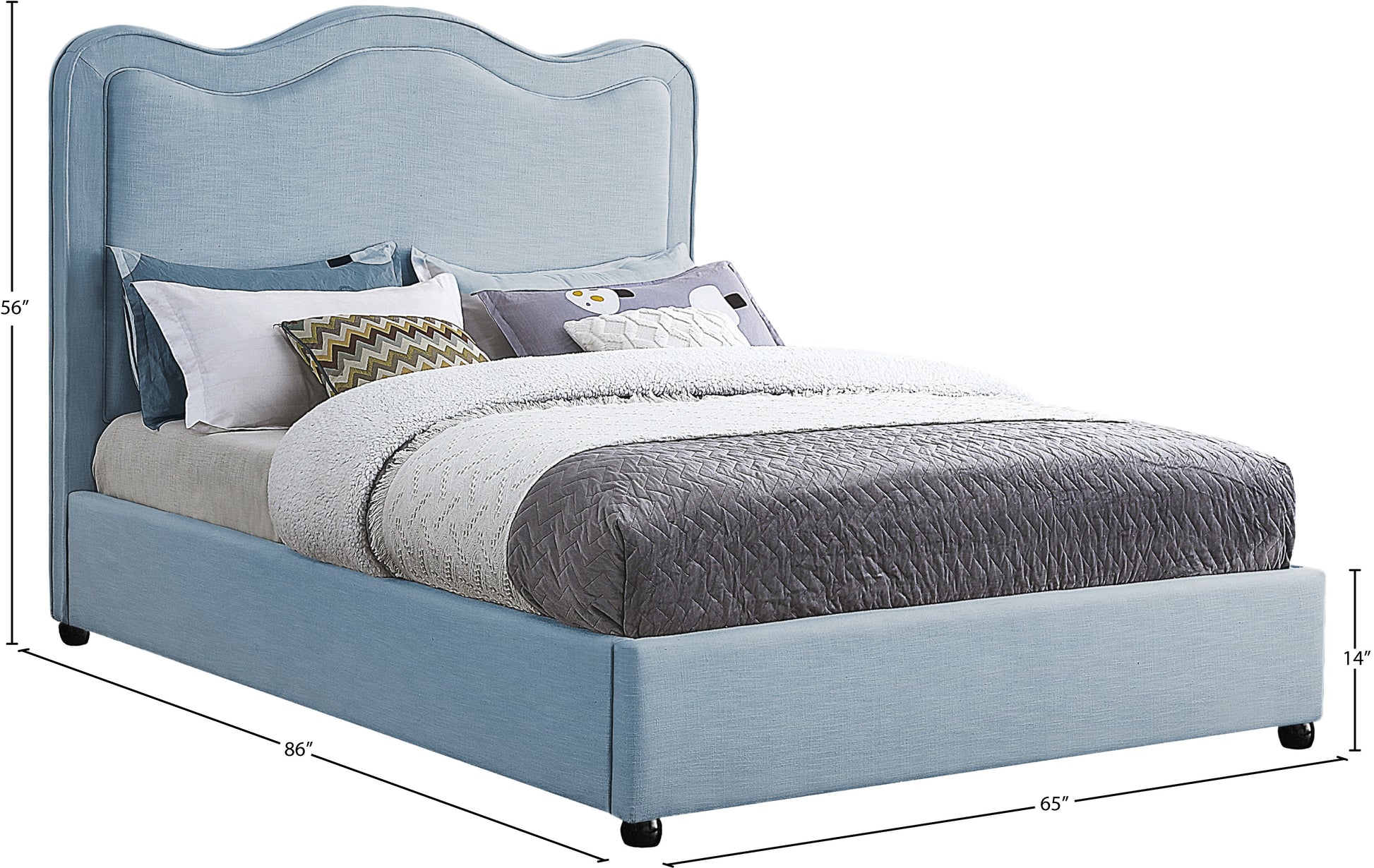 Phelix Bed - Light Blue 7