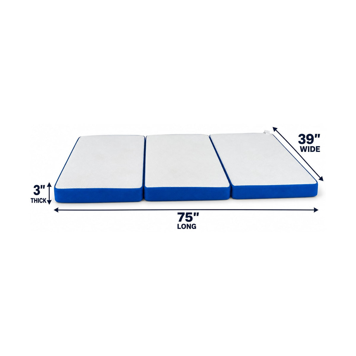Trifold Mattress — Twin 3"
