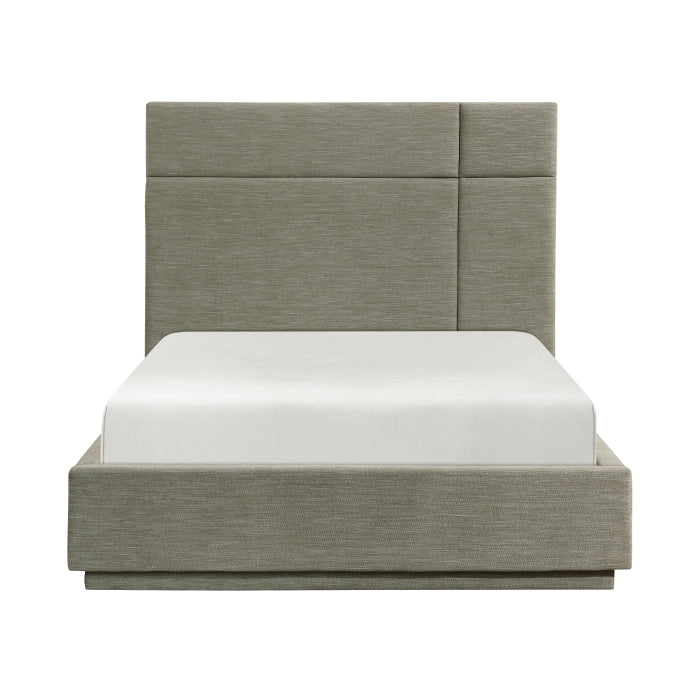 Paola Forest Green Platform Bed #2319-1 - Full