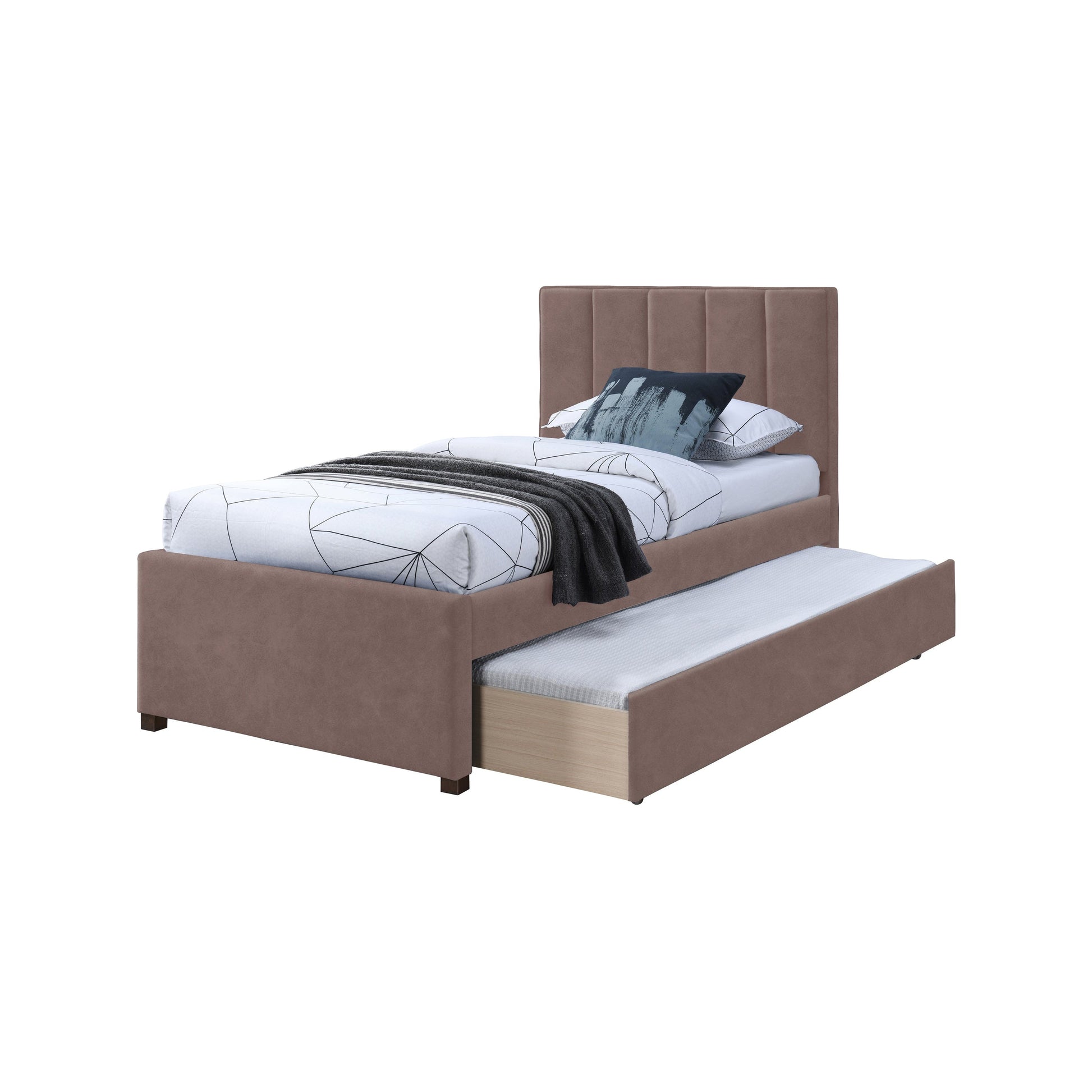 Hudsen Trundle Bed - Brown 5