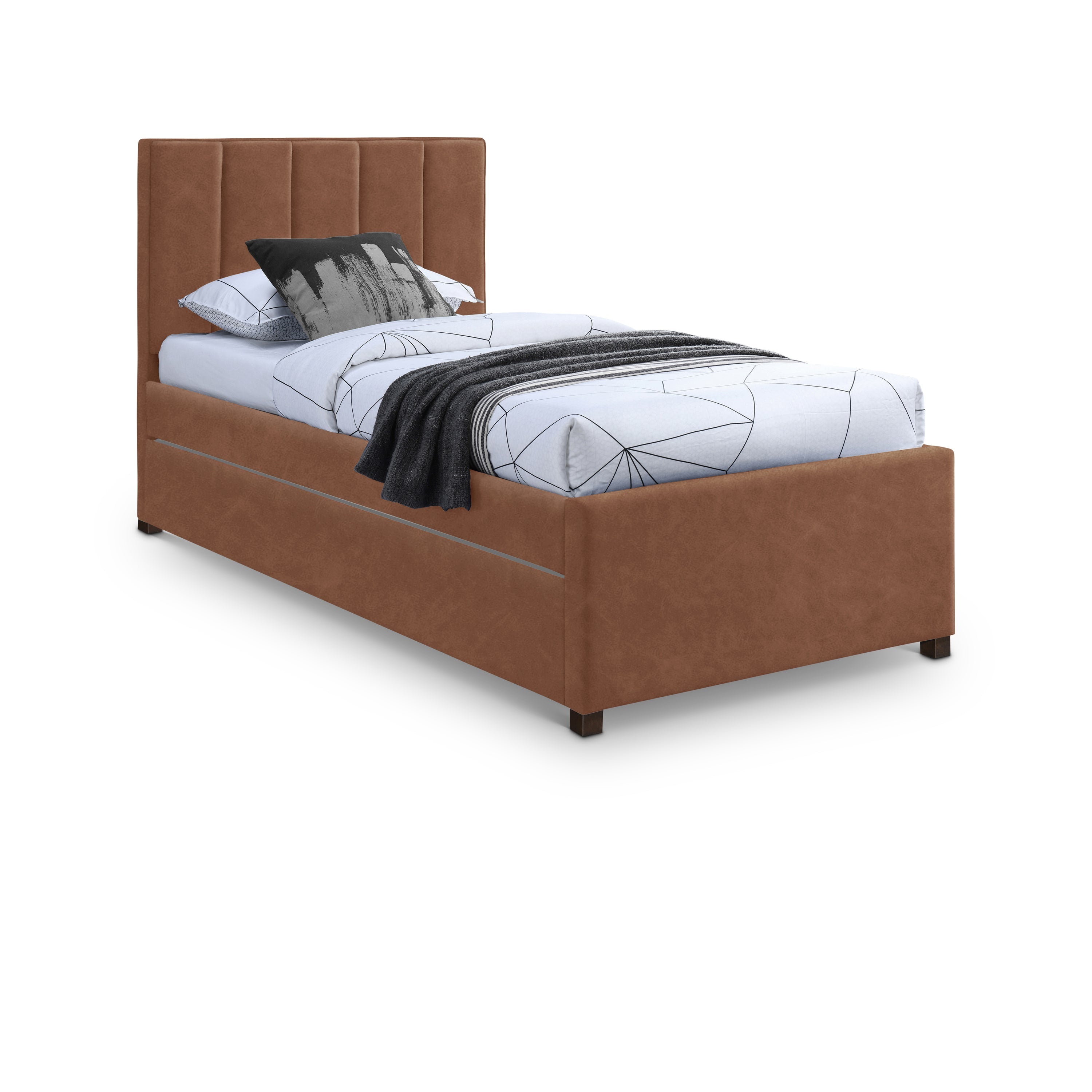 Hudsen Trundle Bed - Cognac