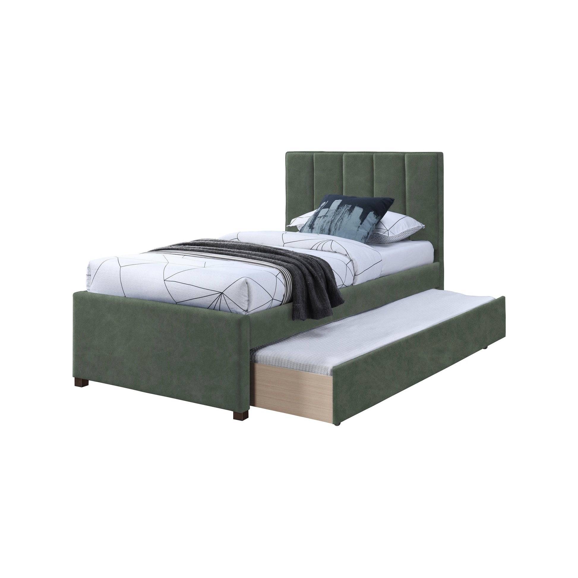 Hudsen Trundle Bed - Green 5
