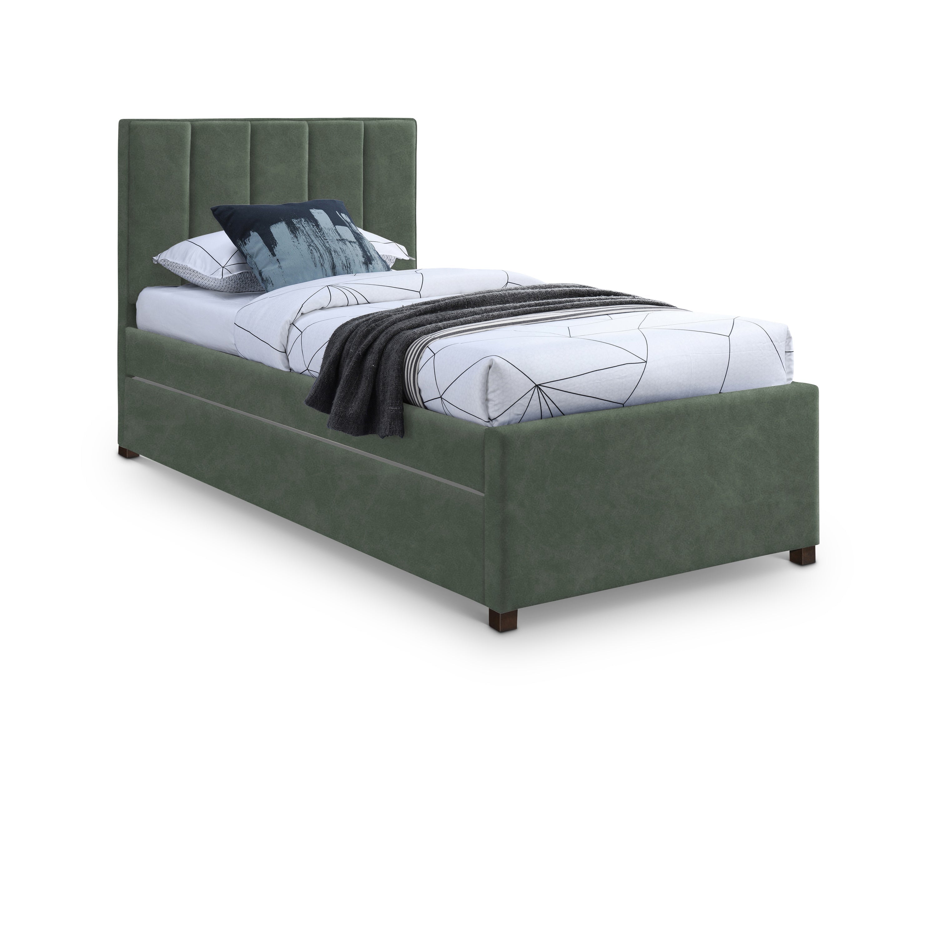 Hudsen Trundle Bed - Green