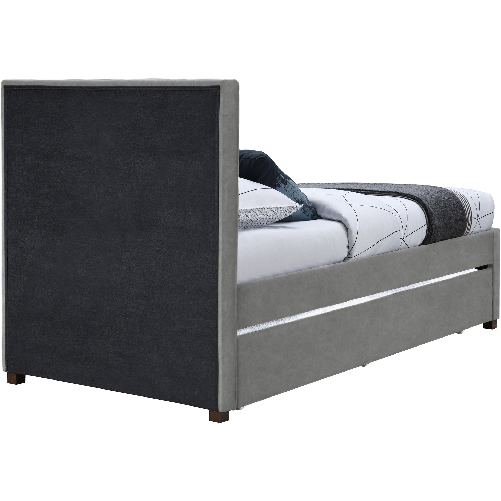 Hudsen Trundle Bed - Grey 4
