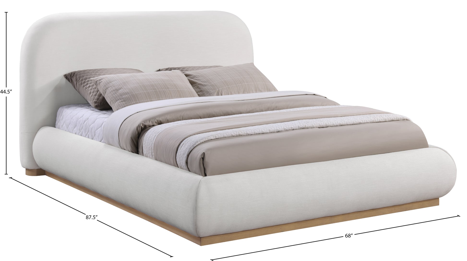Vaughan Bed - Cream 9