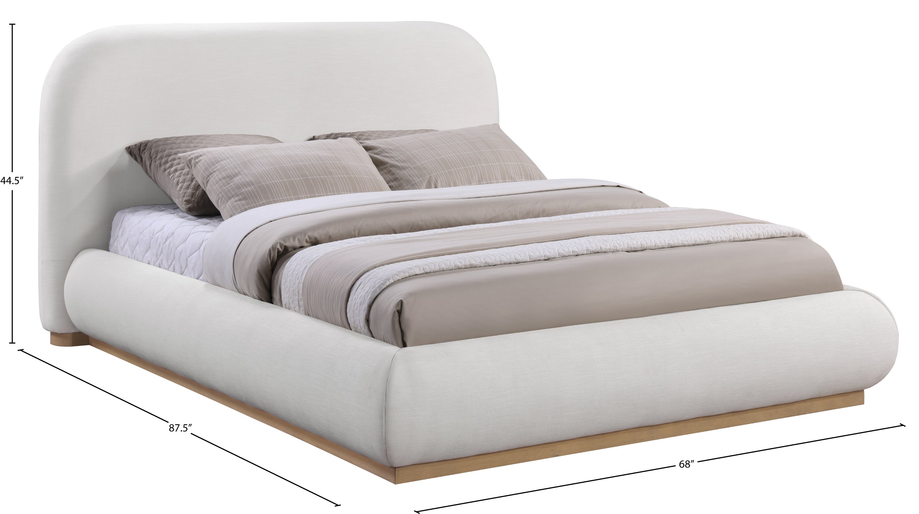 Vaughan Bed - Cream 9