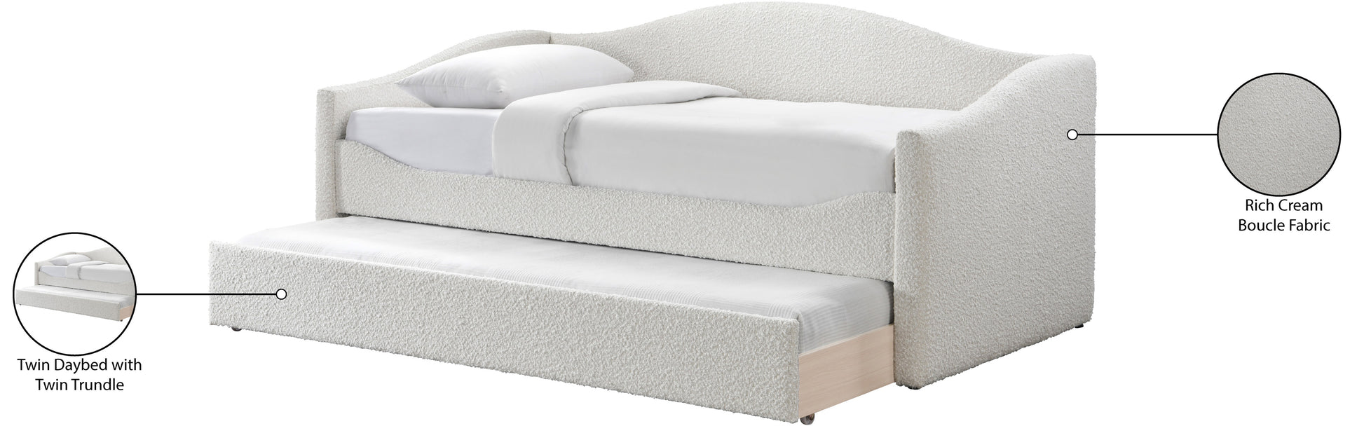 Arlow Daybed - Cream 7