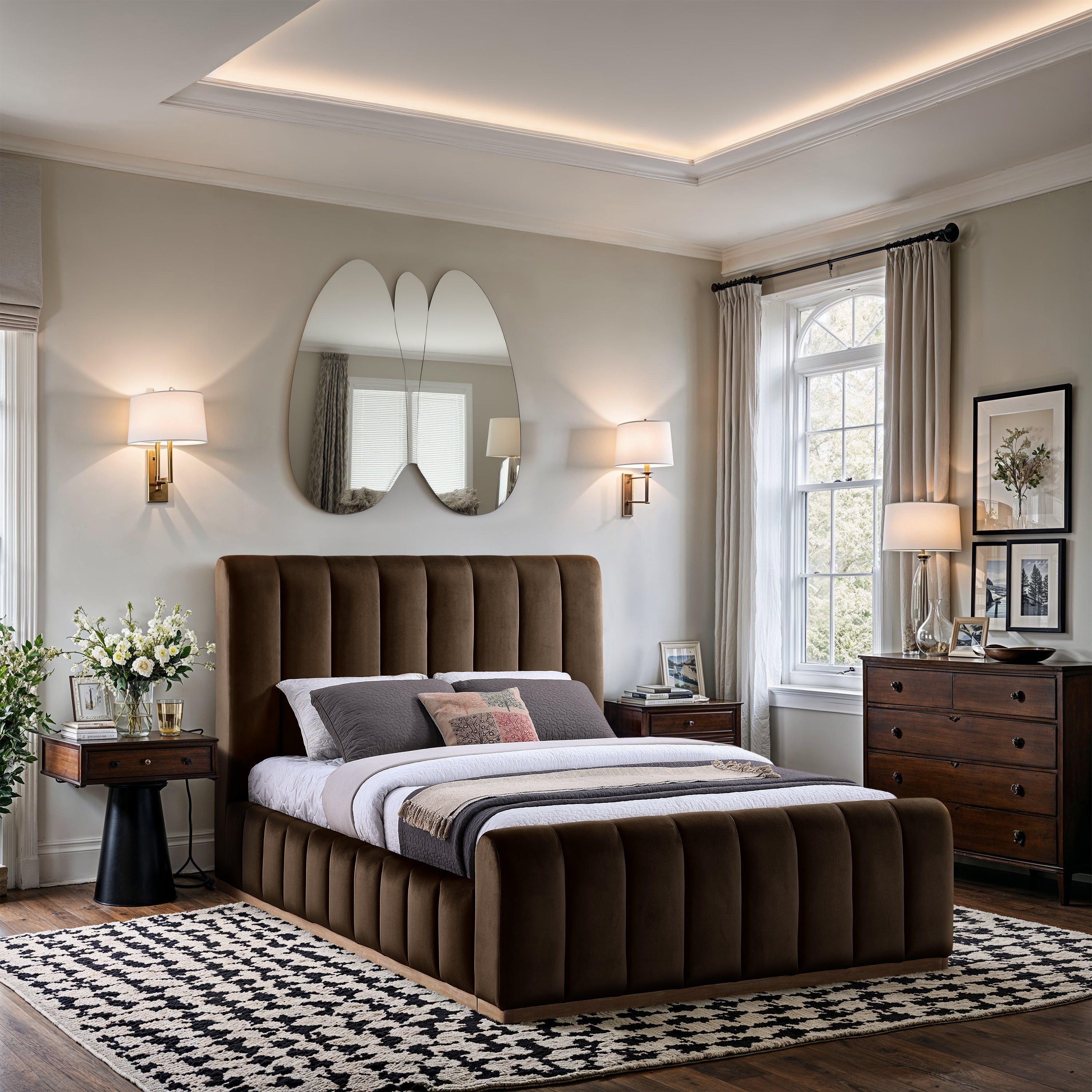 Amari Bed - Brown 1