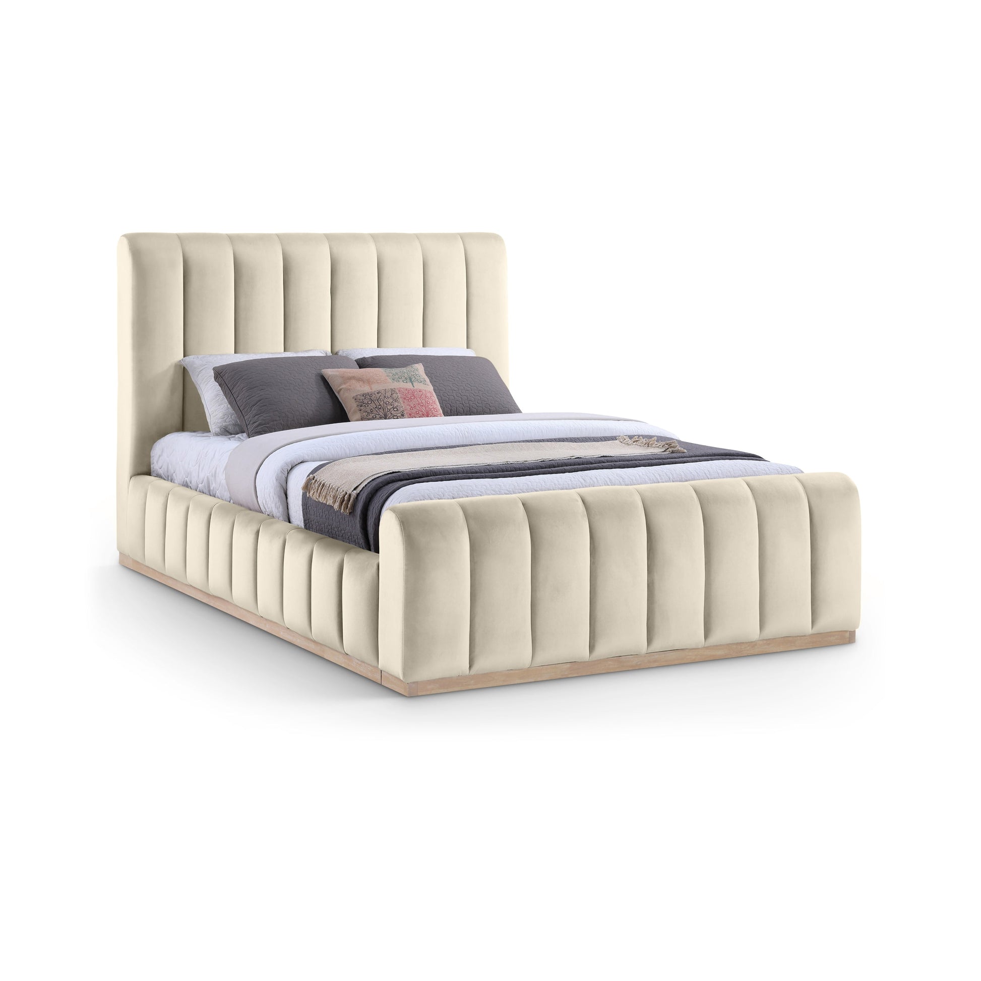 Amari Bed - Cream