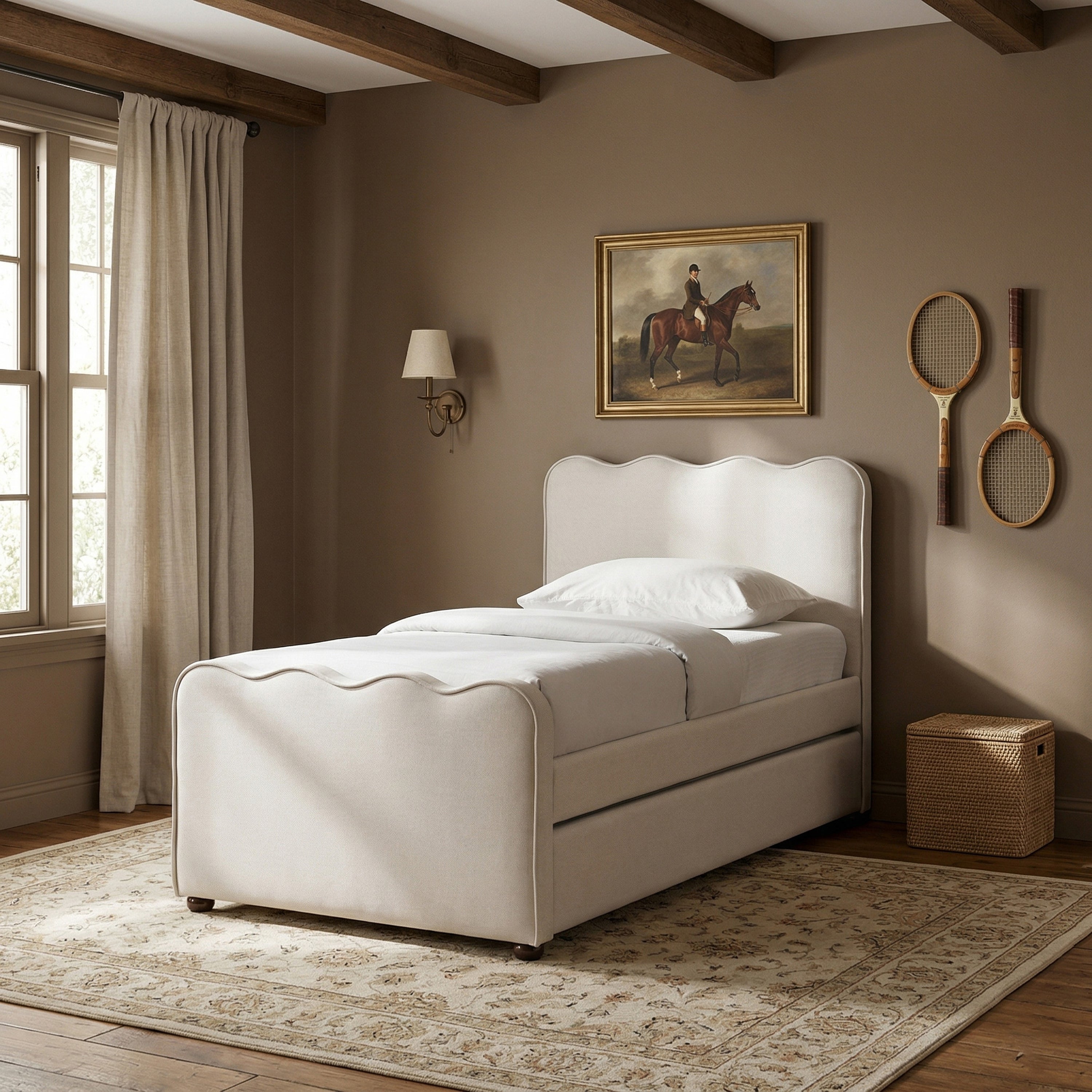Gatz Trundle Bed - Cream 1