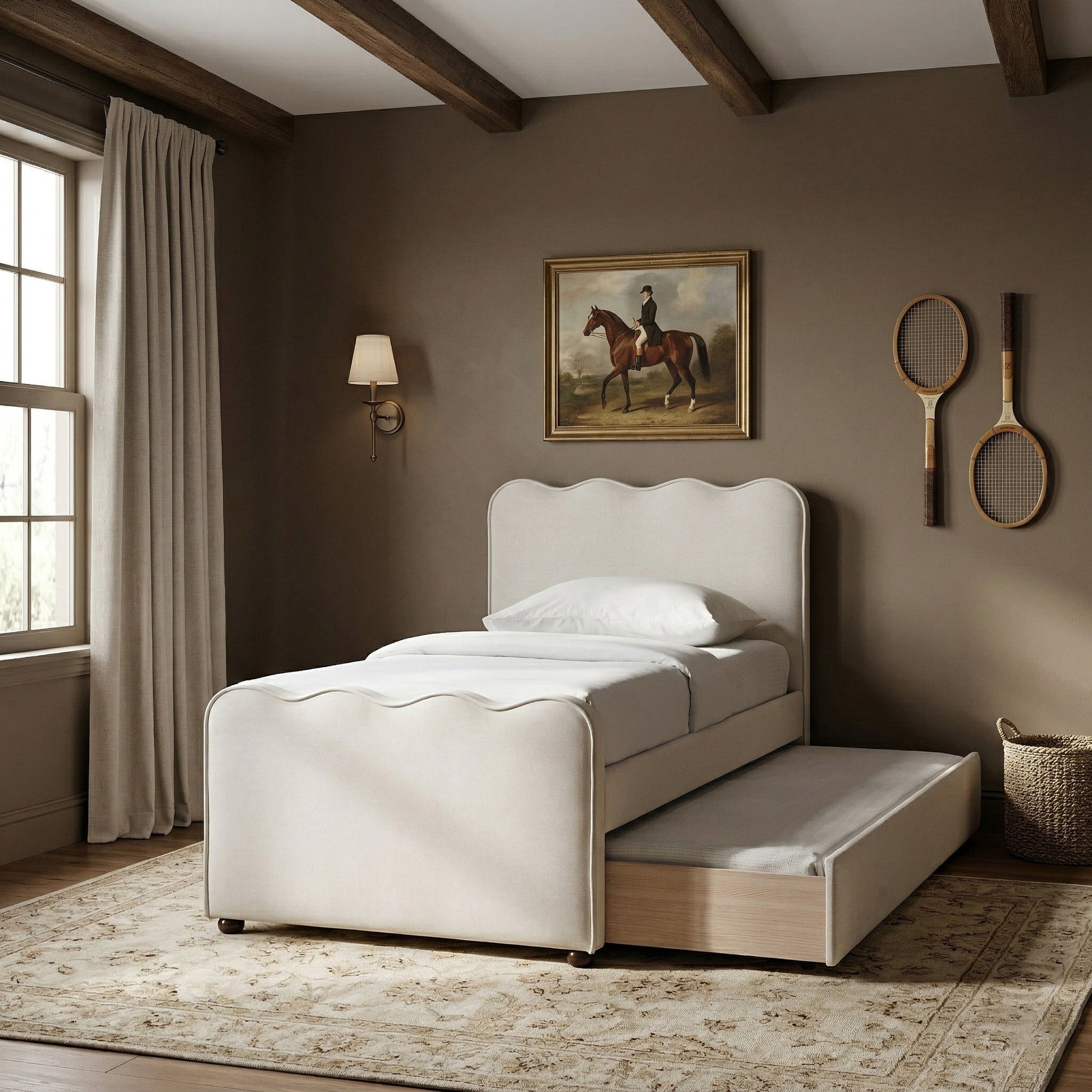 Gatz Trundle Bed - Cream 2