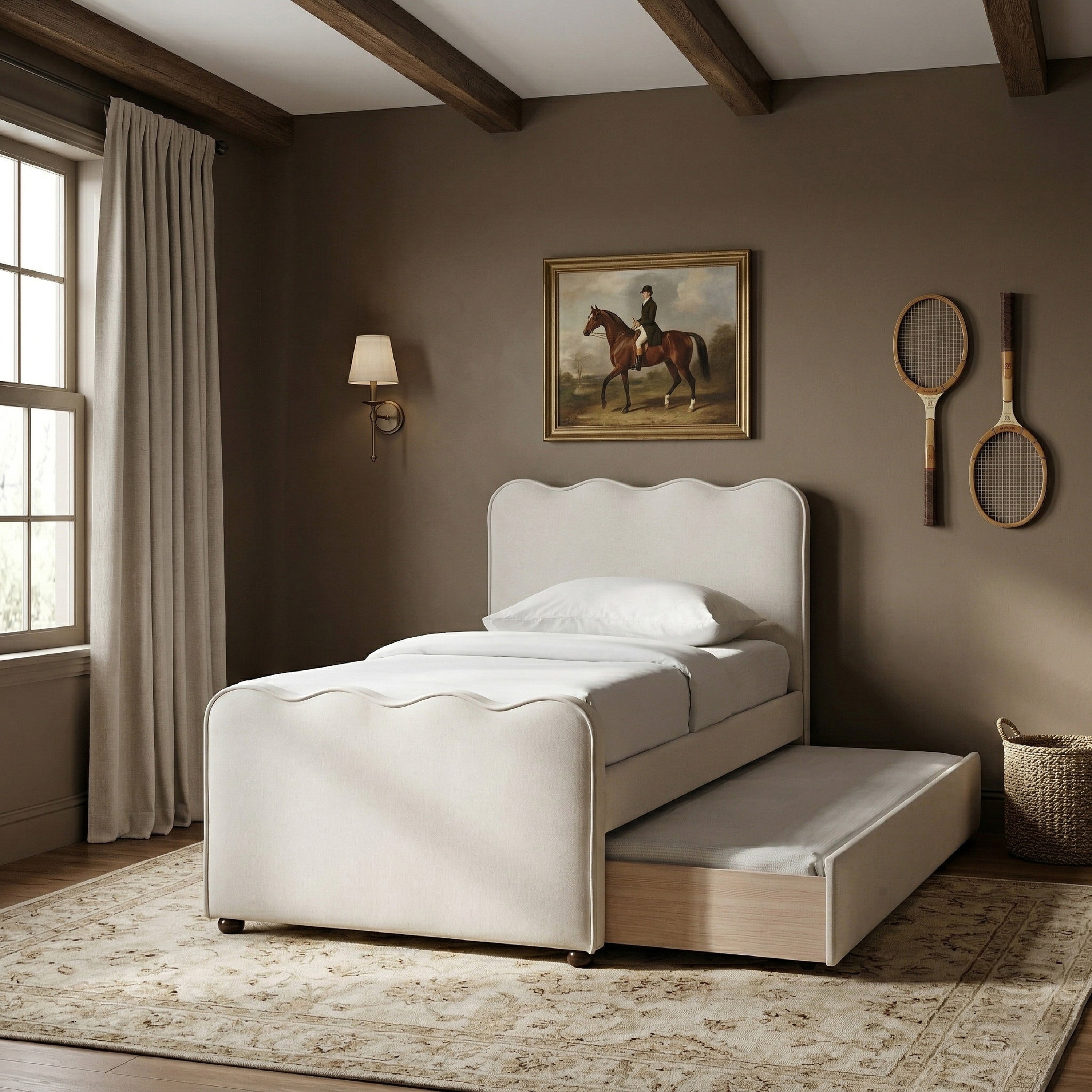 Gatz Trundle Bed - Cream 2