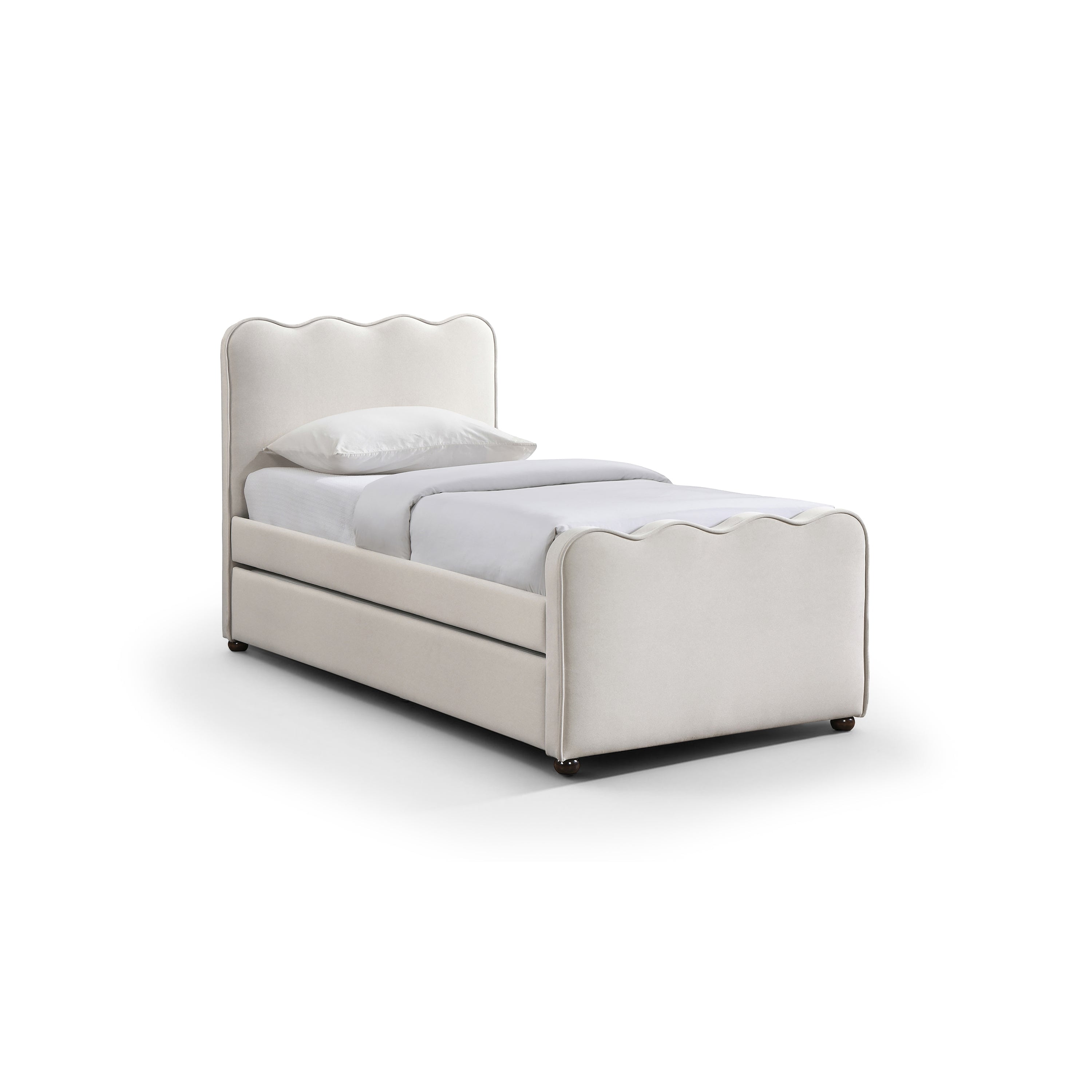 Gatz Trundle Bed - Cream