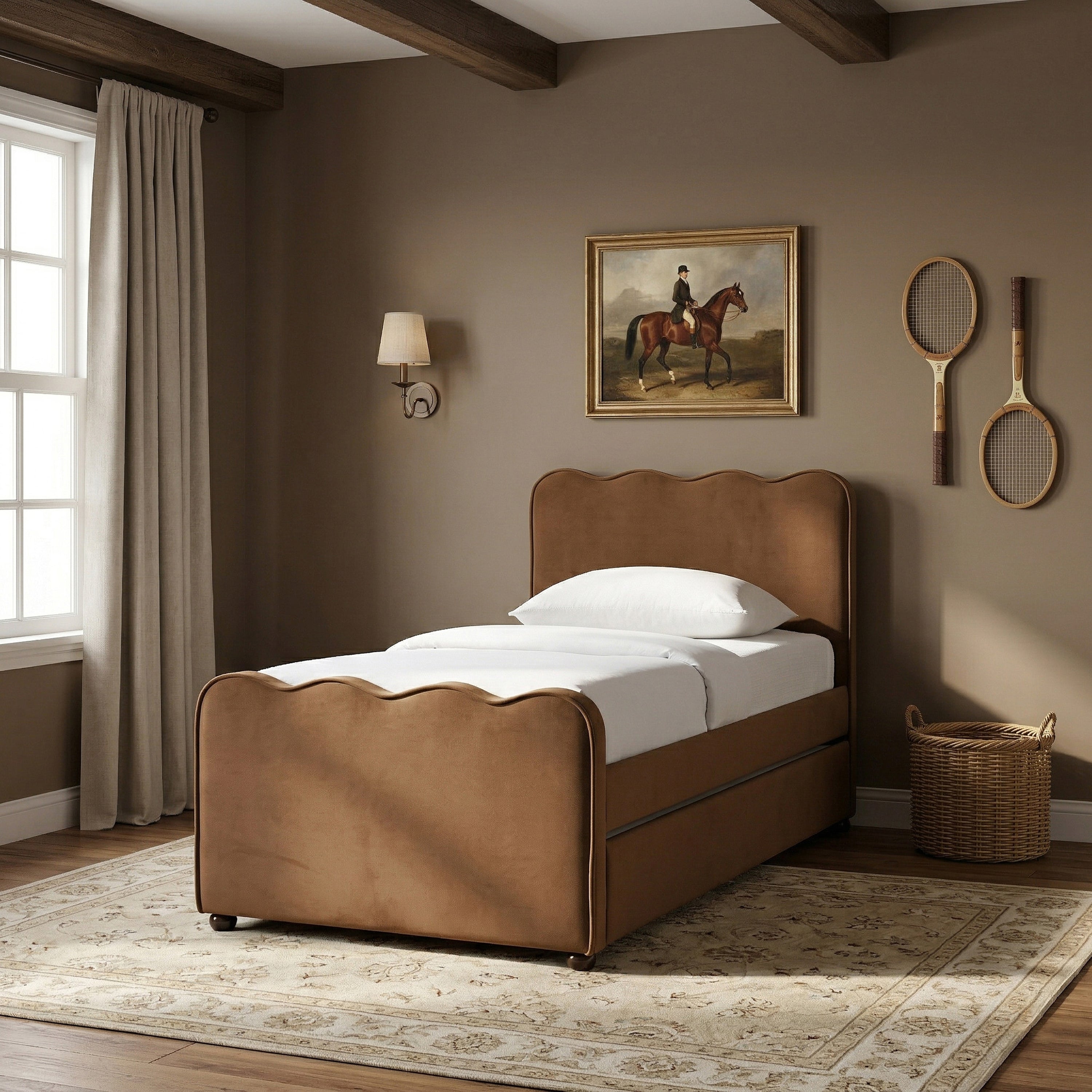 Gatz Trundle Bed - Saddle 1
