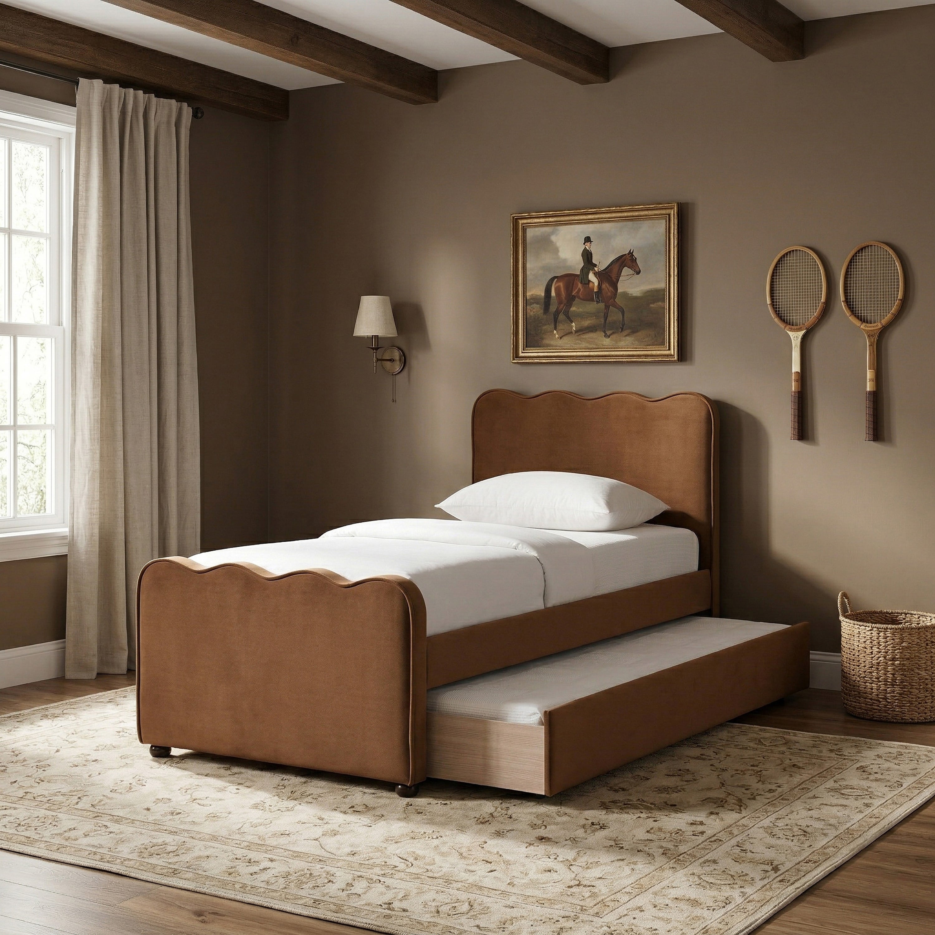Gatz Trundle Bed - Saddle 2