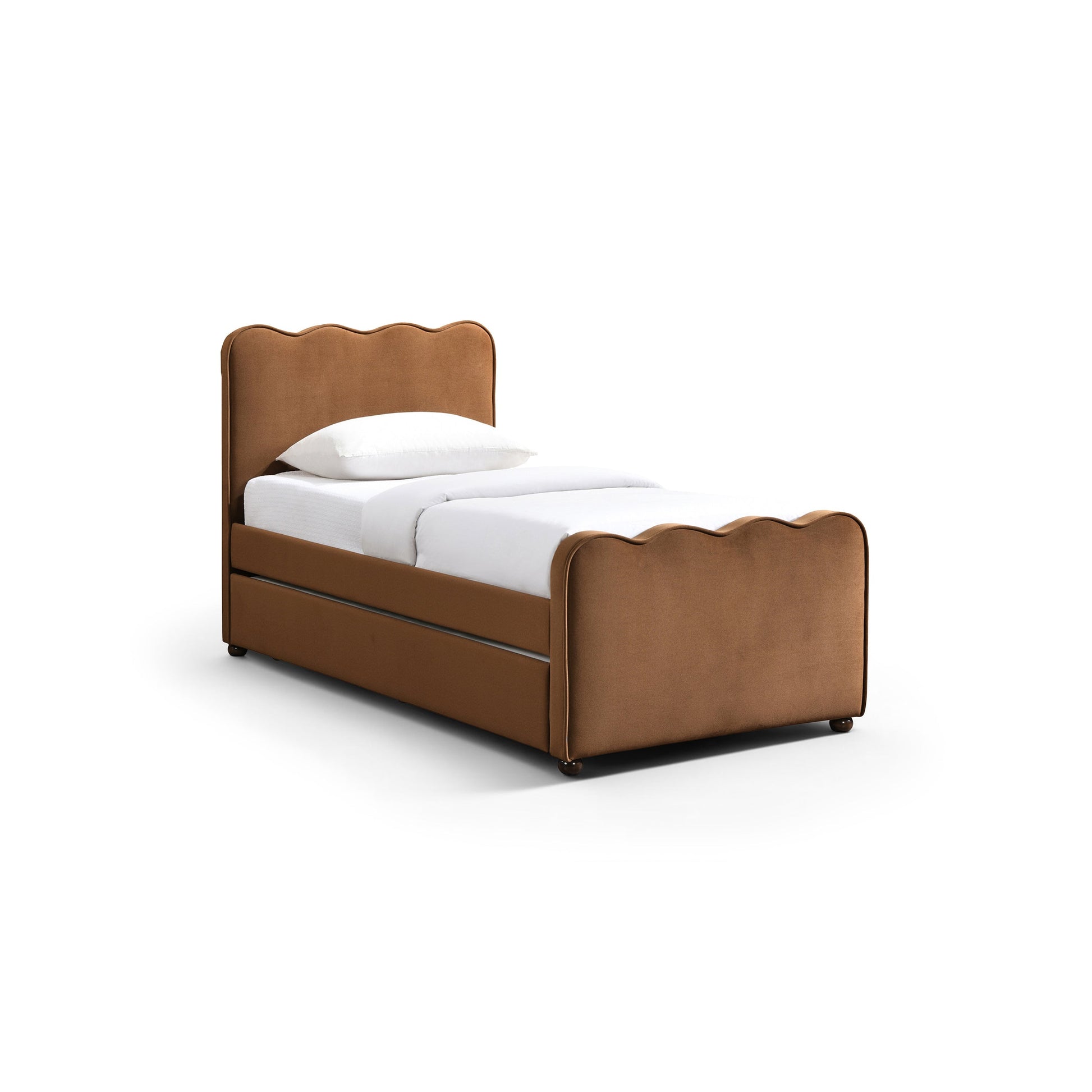 Gatz Trundle Bed - Saddle