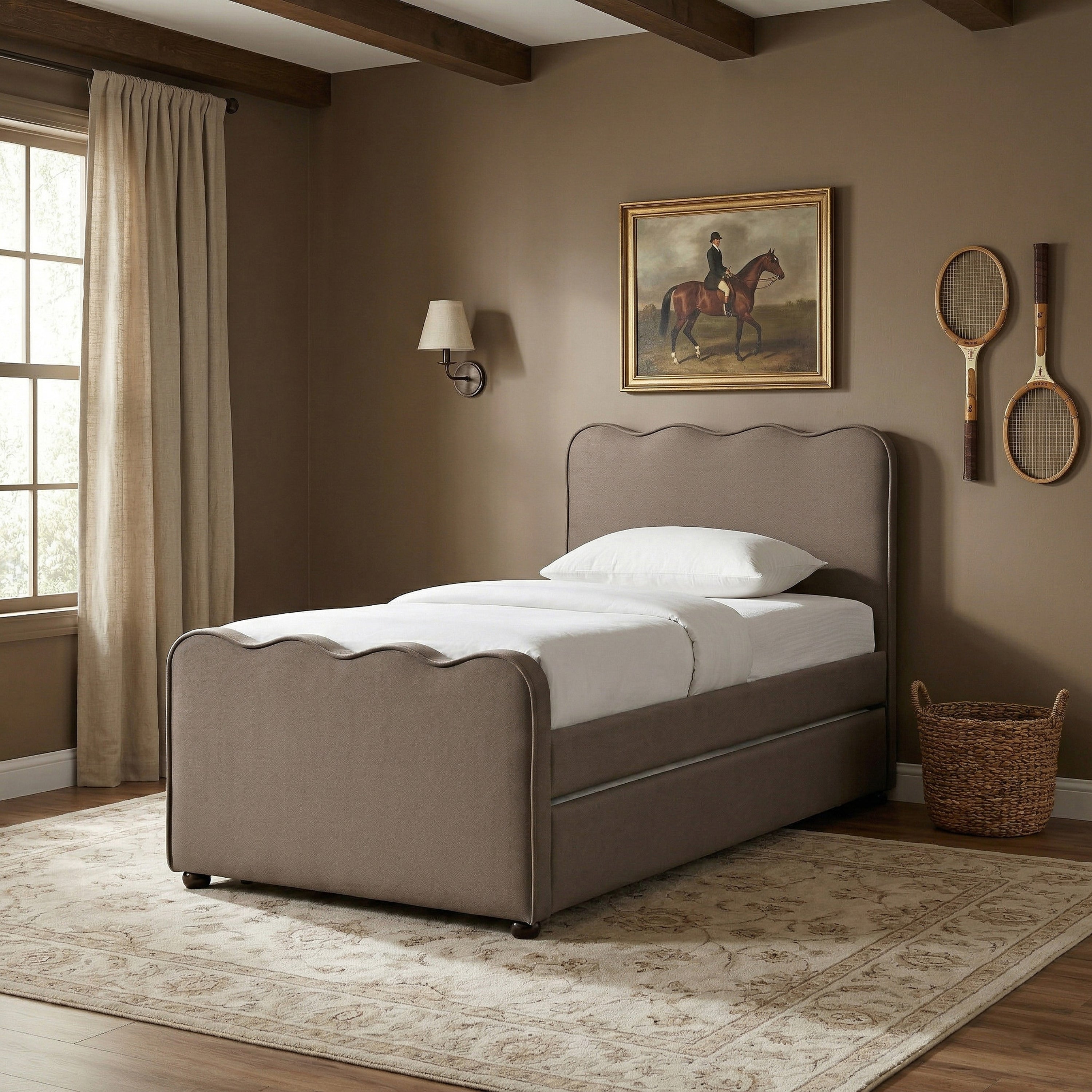 Gatz Trundle Bed - Taupe 1