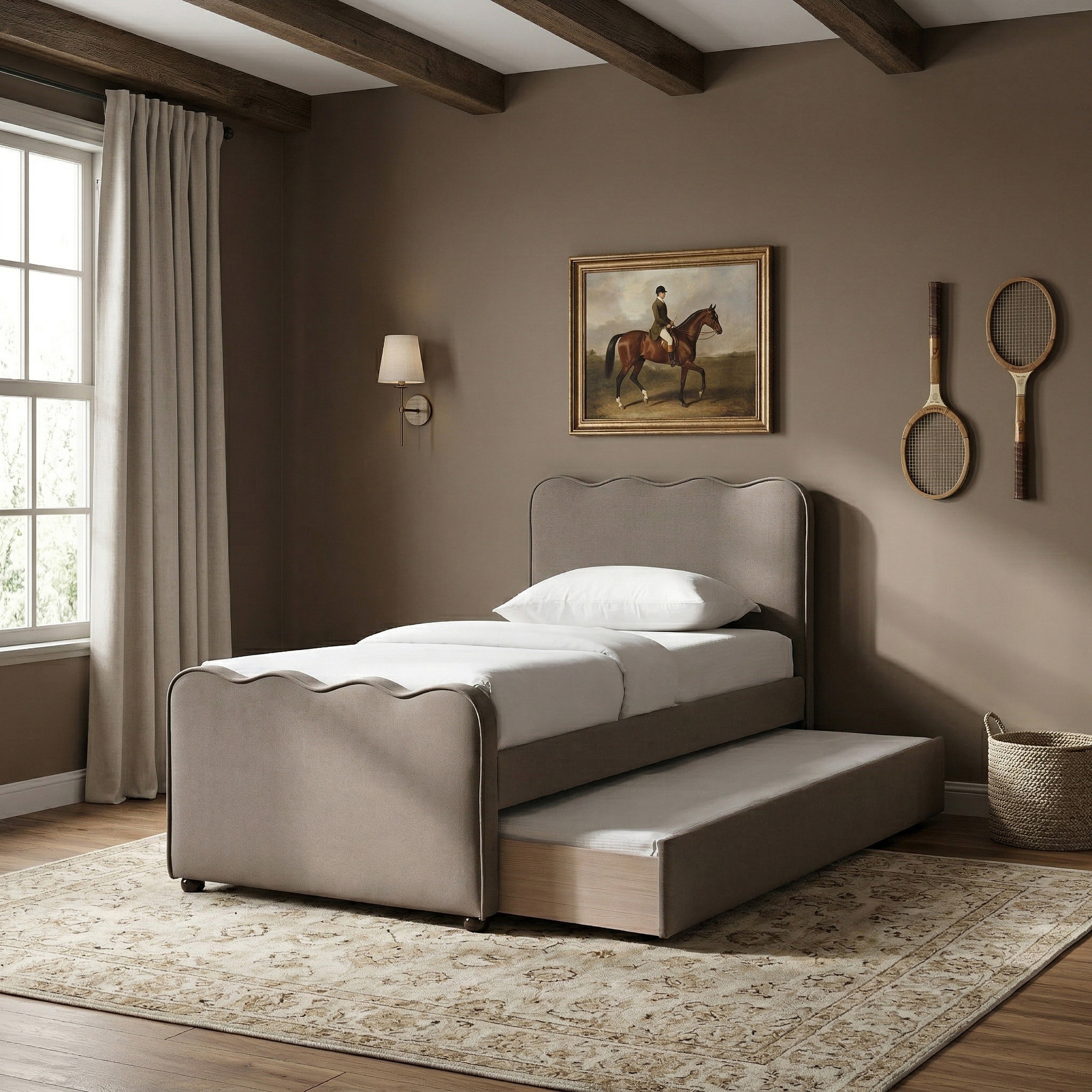 Gatz Trundle Bed - Taupe 2