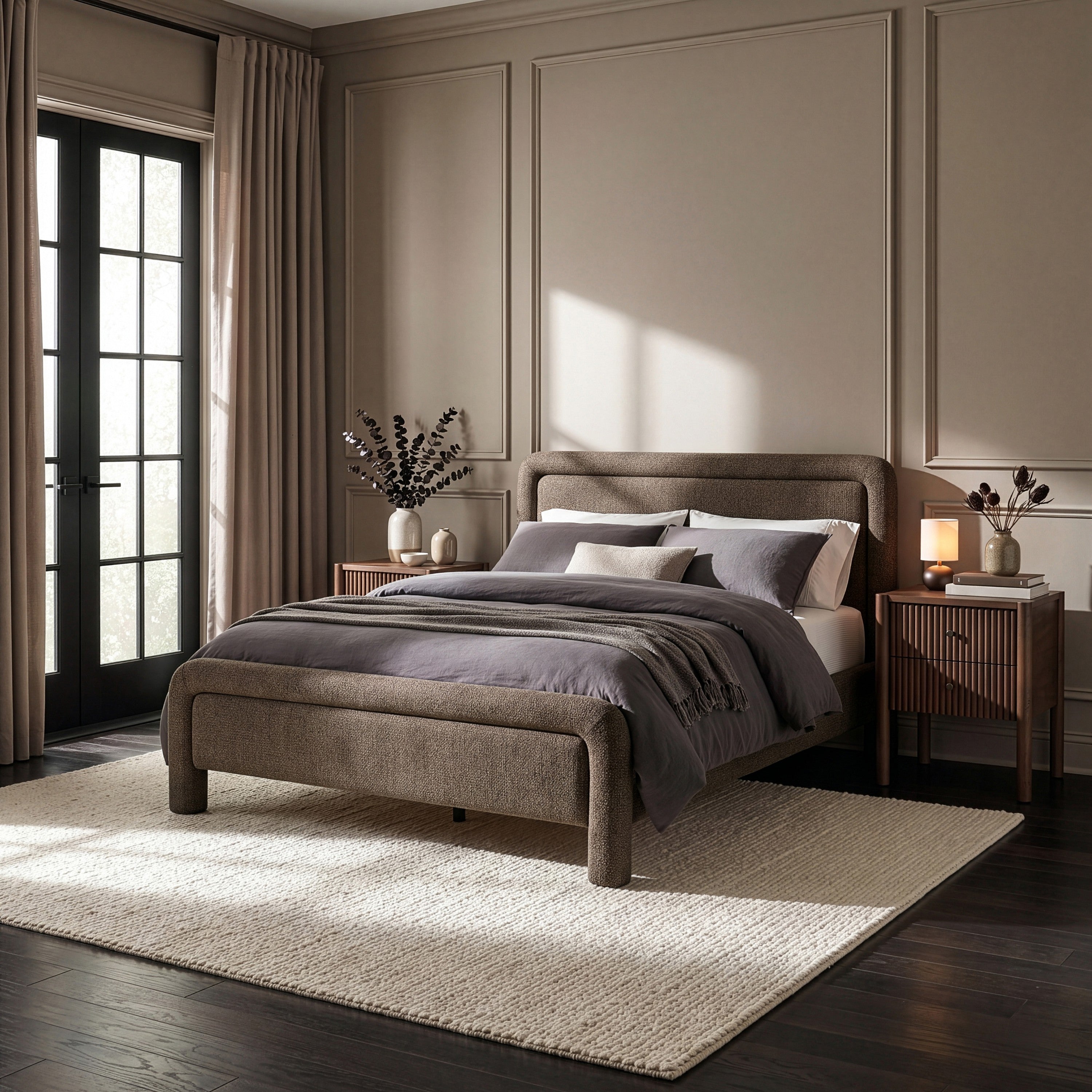 Bayler Bed - Brown 1