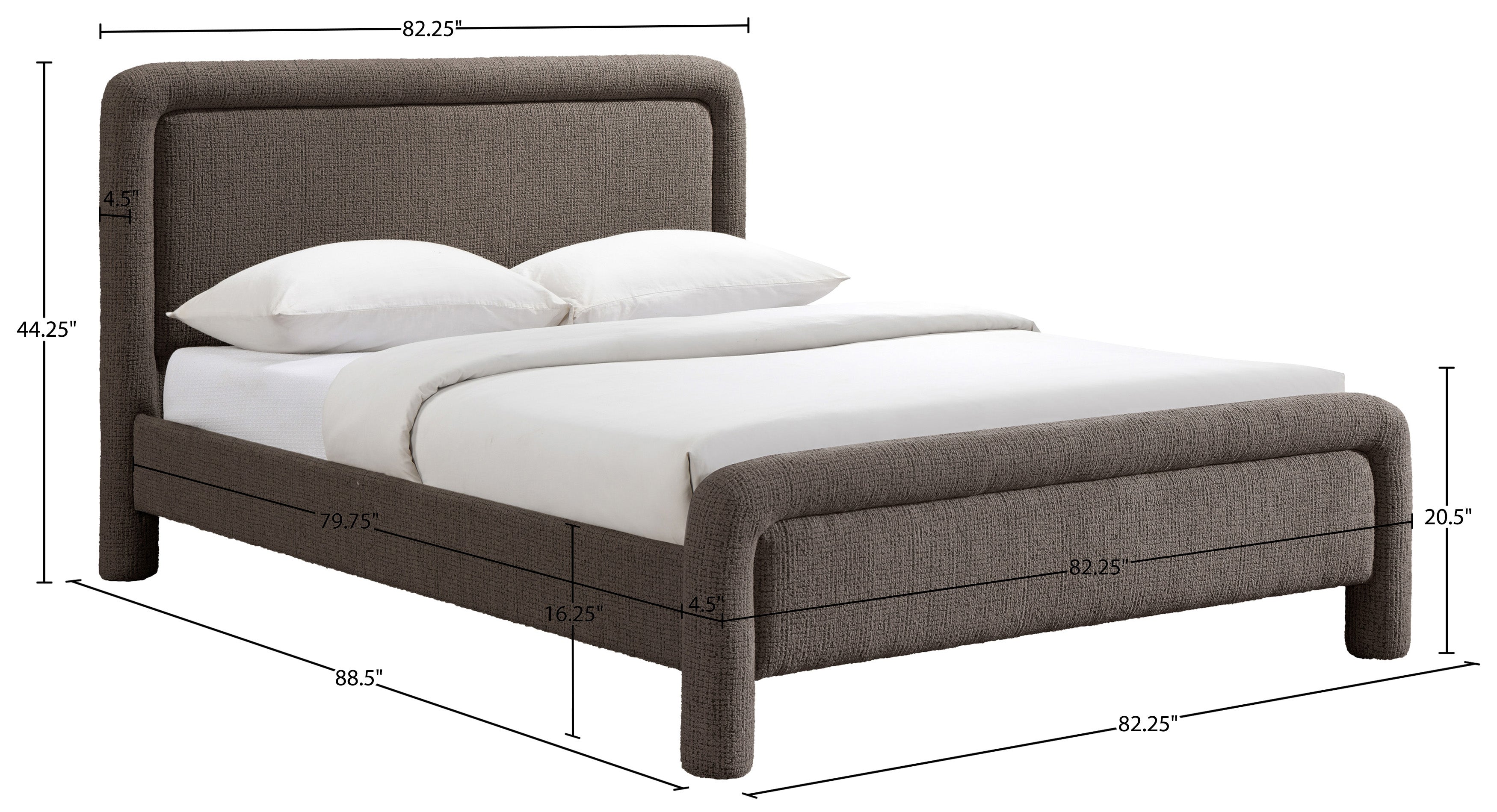 Bayler Bed - Brown 7