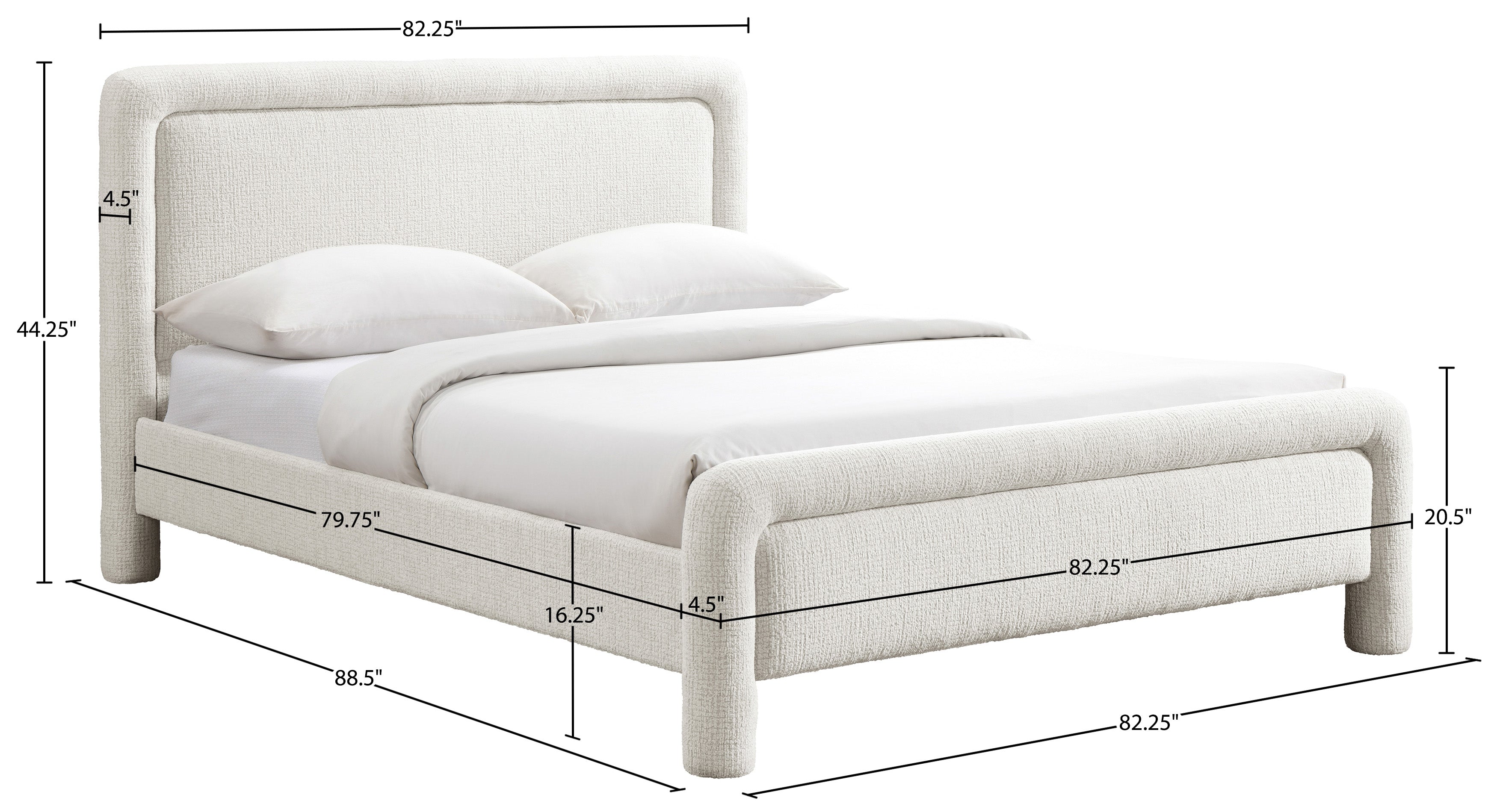Bayler Bed - Cream 7