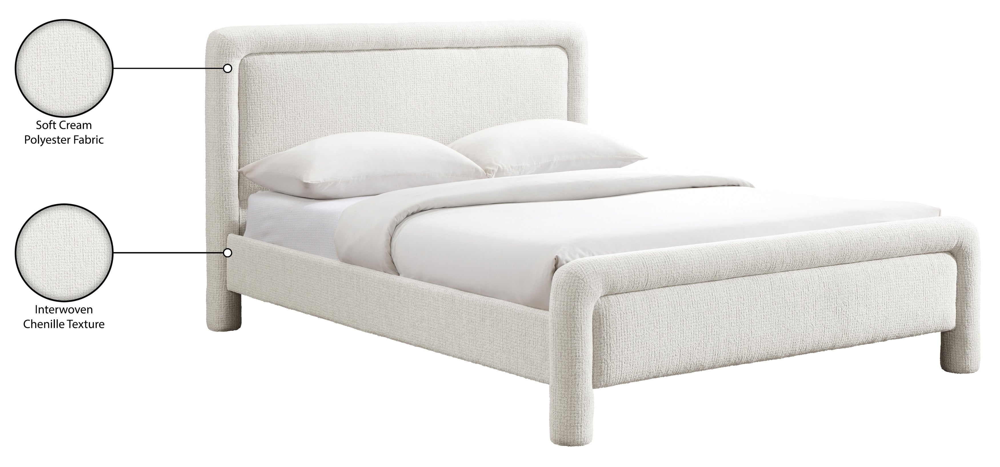 Bayler Bed - Cream 8