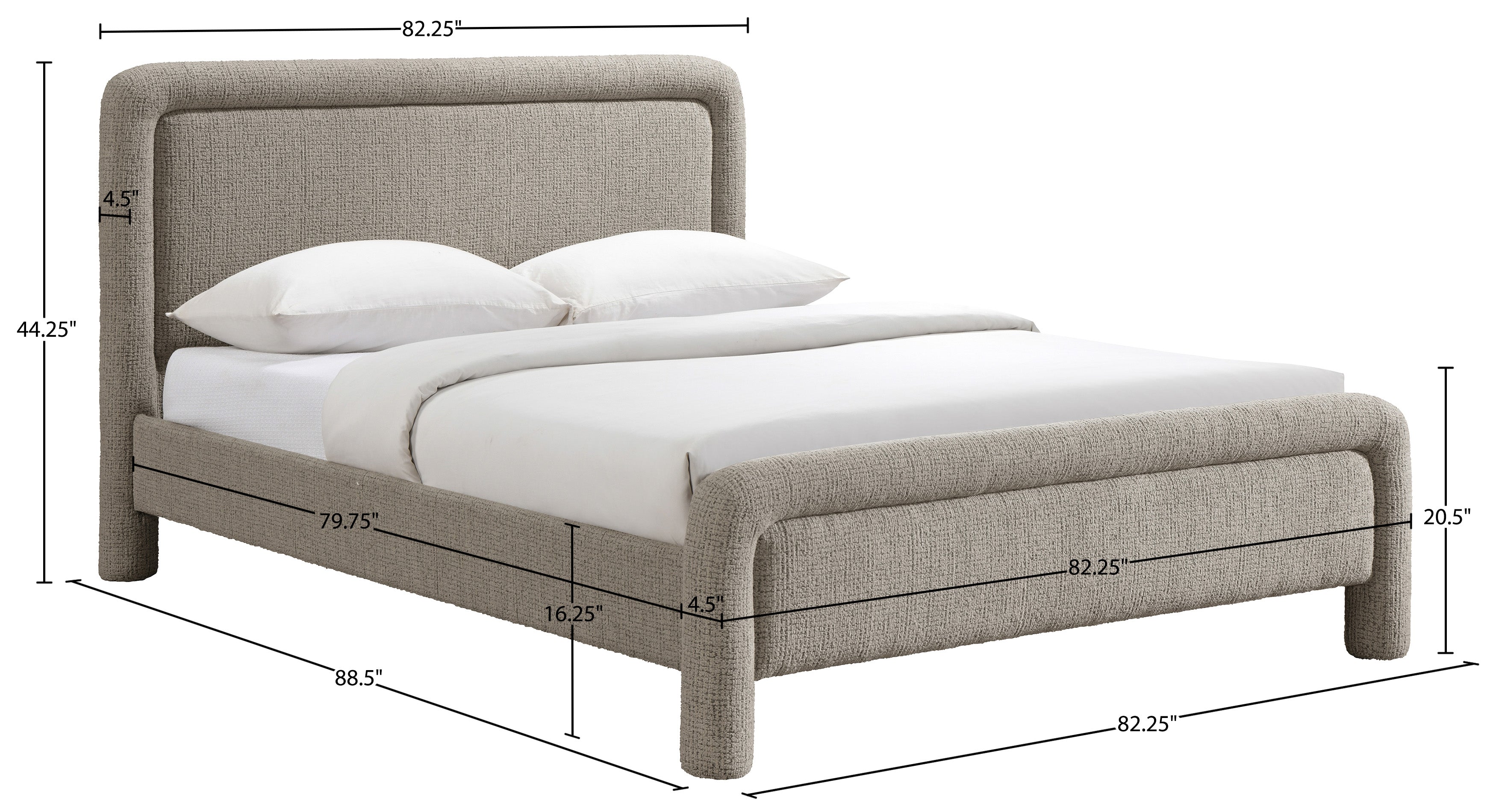Bayler Bed - Taupe 7