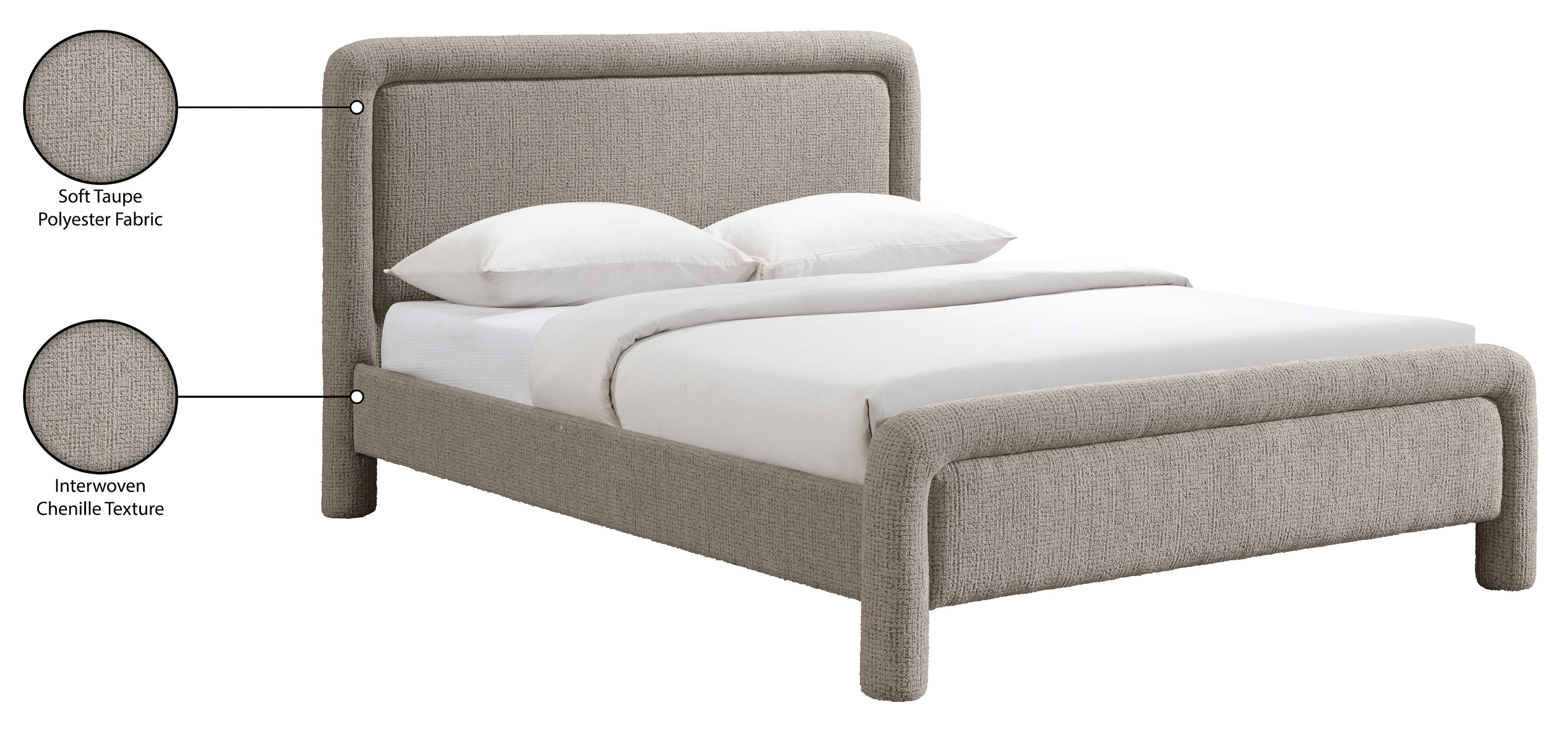 Bayler Bed - Taupe 8