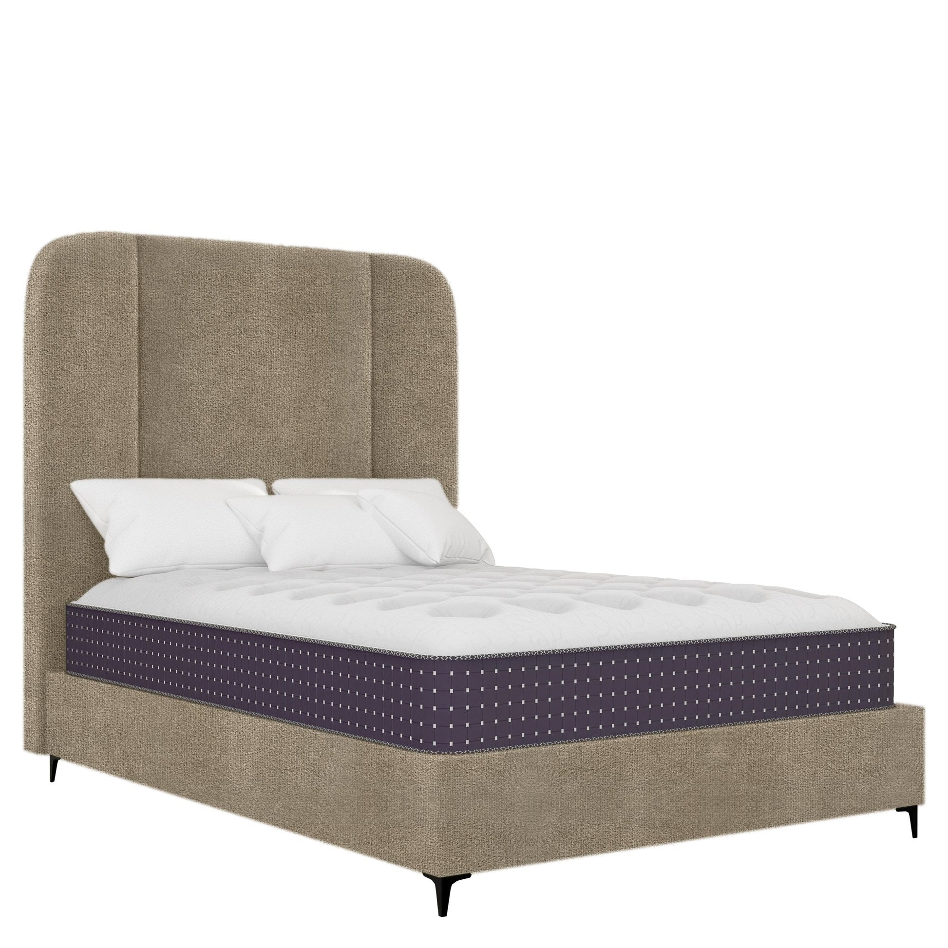 Apex - Rounded - Taupe Velvet #8