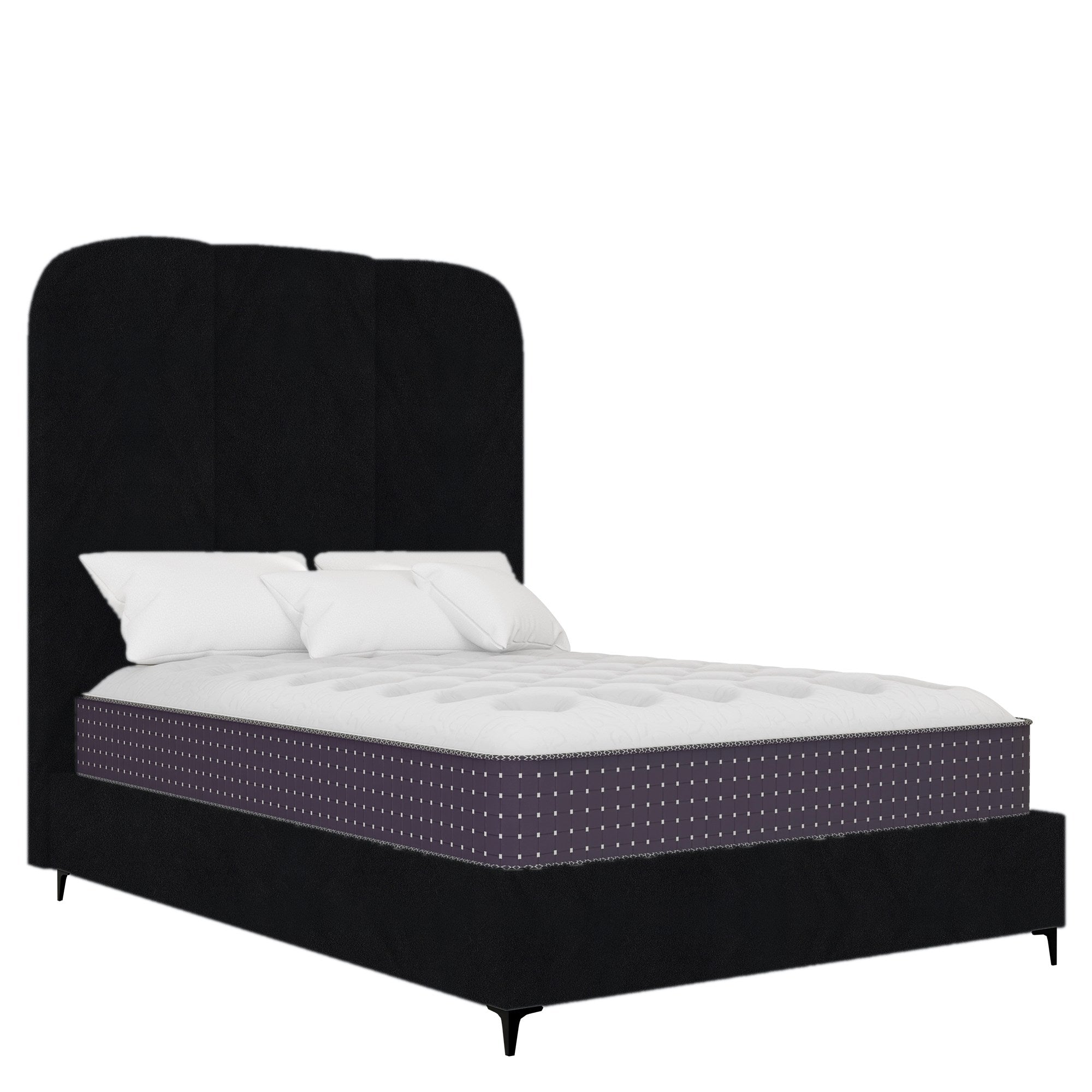Arlington - Rounded - Black Velvet #66
